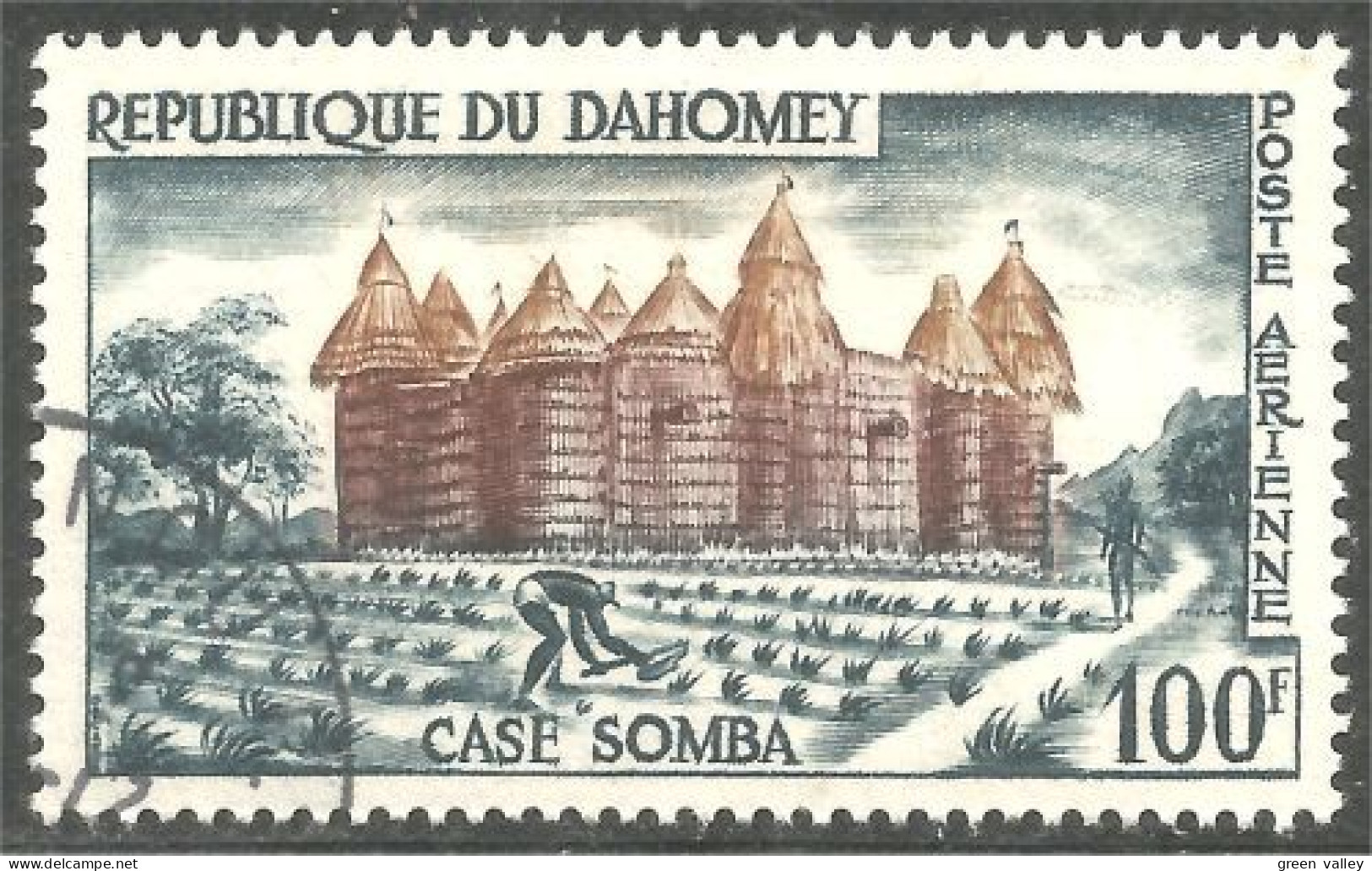 AF-151 Dahomey Agriculture Culture Bêche Spade Spaten - Agricultura