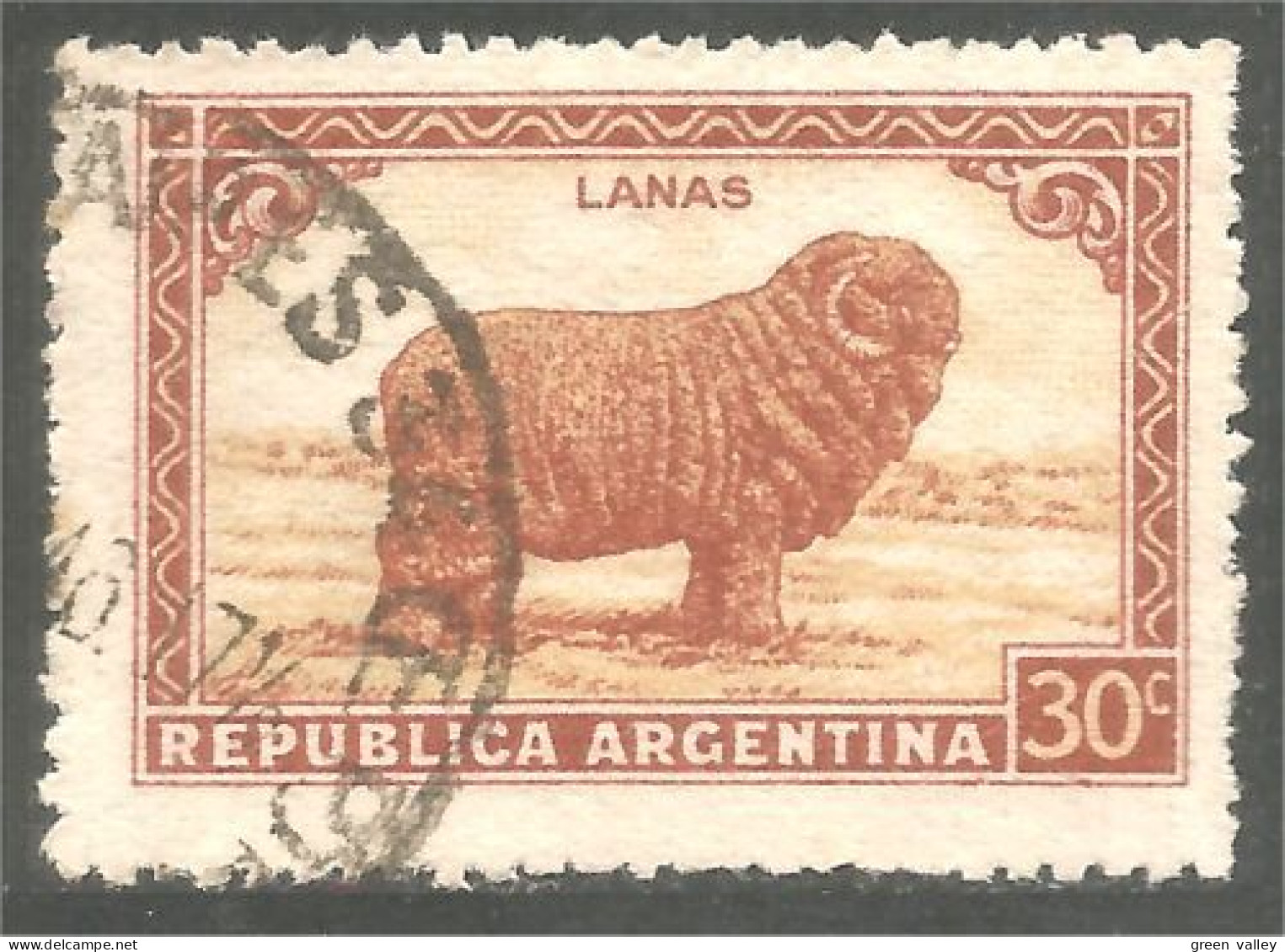 AF-120 Argentina Laine Lanas Wool Mouton Schapen Pecora Oveja Sheep Rammen Ariete - Agriculture