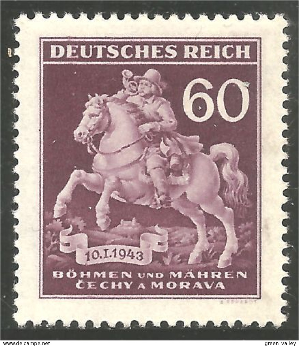 AF-86 Bohemia Moravia Cheval Horse Pferd Caballo Cavallo Paard MH * Neuf CH - Chevaux