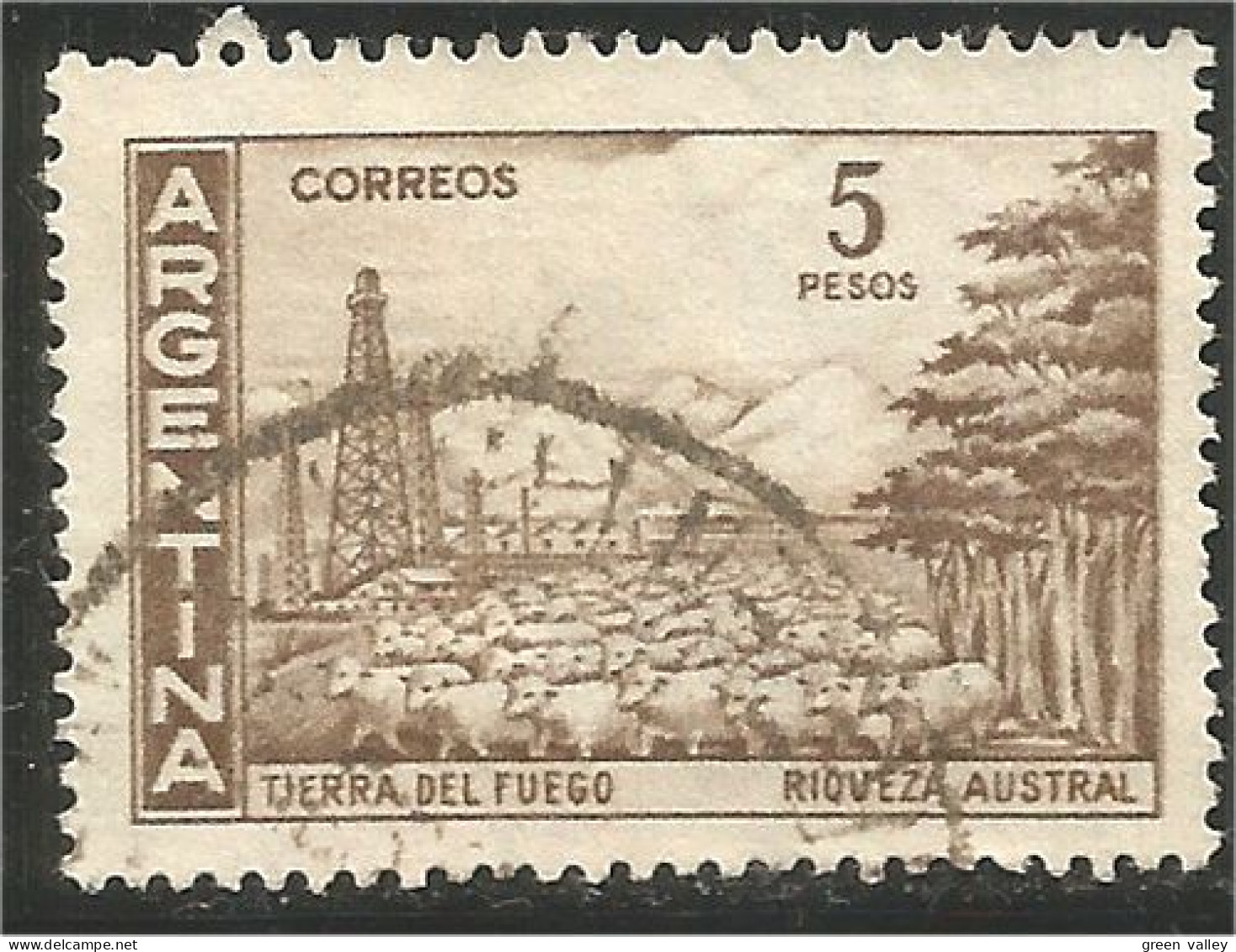 AF-77b Argentina Mouton Schapen Pecora Oveja Sheep Rammen Ariete - Agriculture