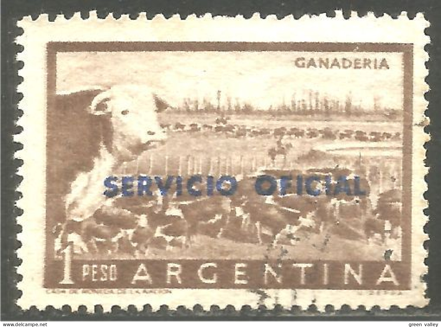 AF-68 Argentina Oficial Vache Cow Kuh Koe Mucca Vacca Vaca - Landbouw