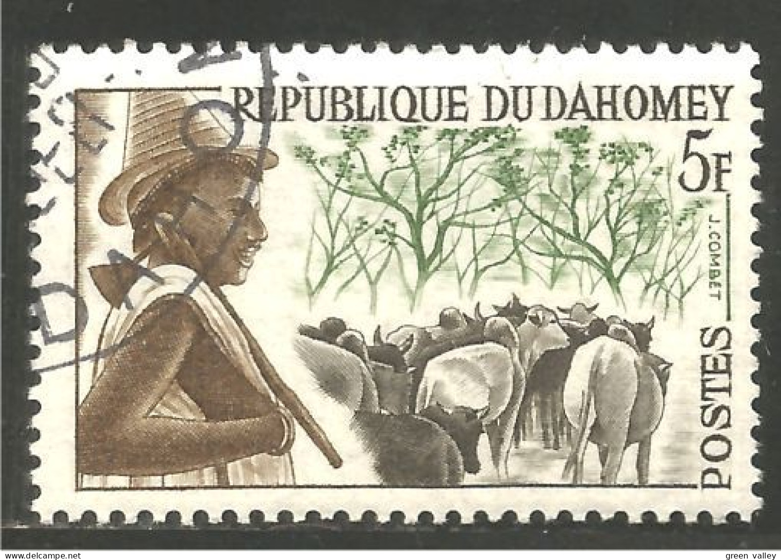 AF-64 Dahomey Vache Cow Kuh Koe Mucca Vacca Vaca - Cows