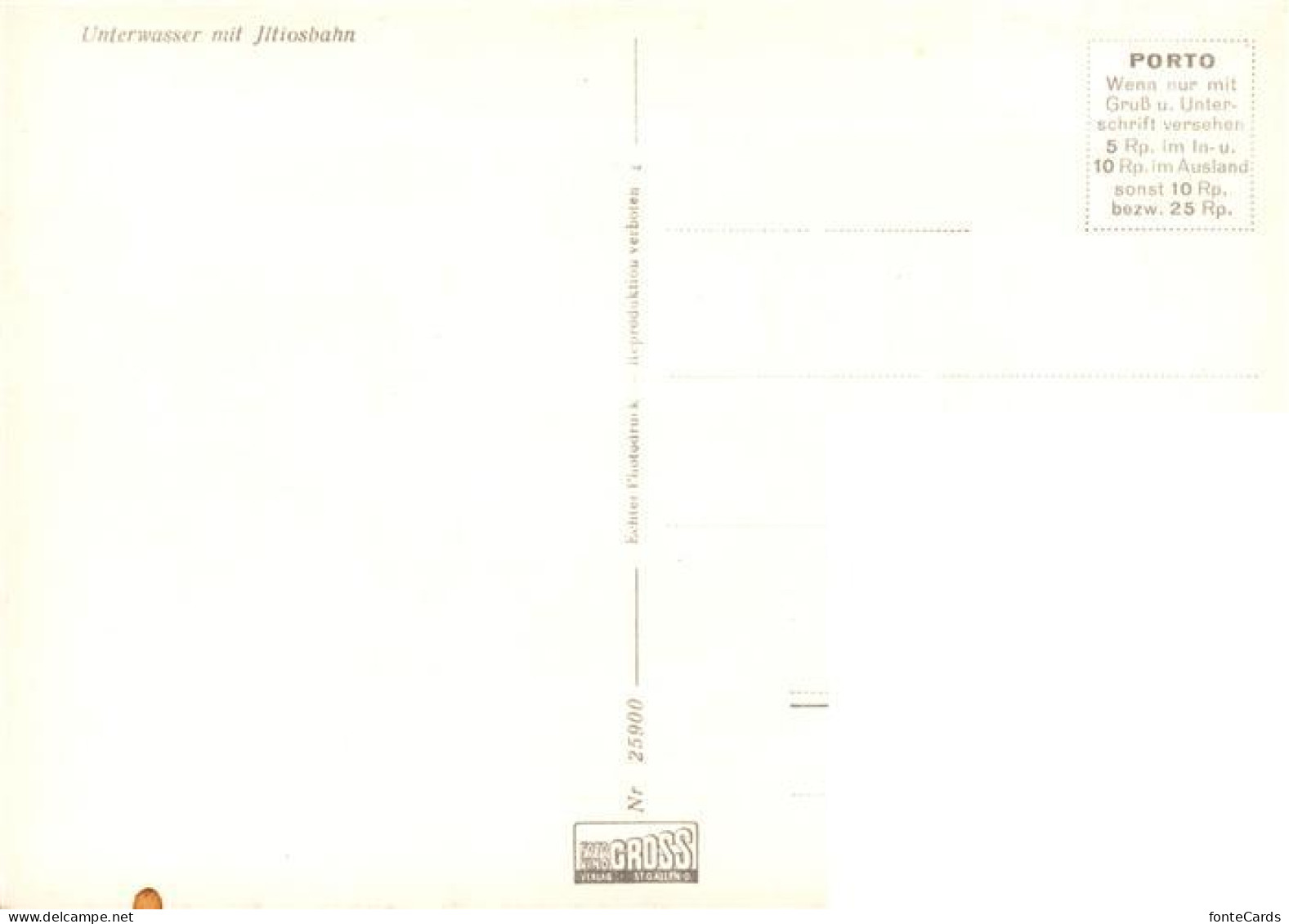 13884177 Unterwasser  Toggenburg SG Mit Iltiosbahn  - Andere & Zonder Classificatie