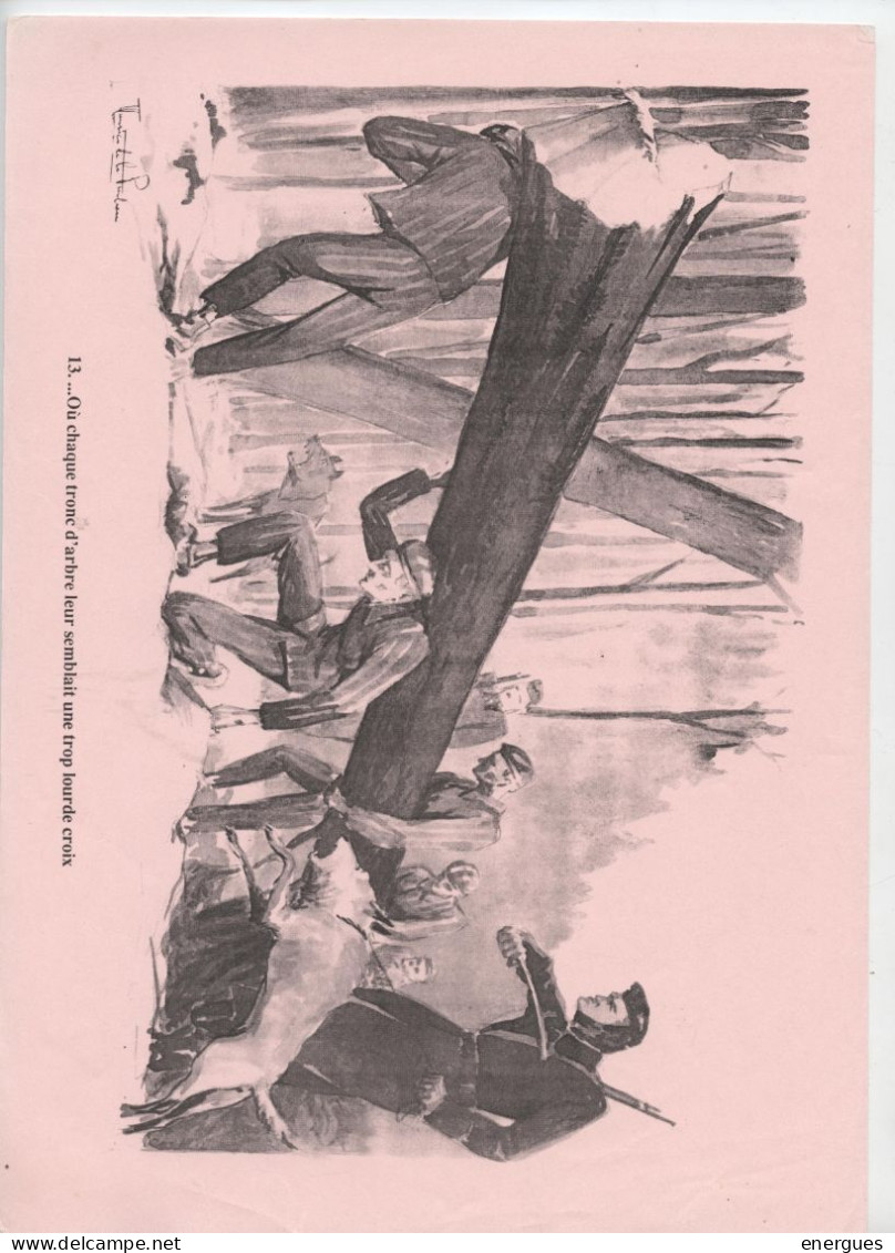 Concours Résistance et Déportation 208808, 23 photocopies dont 17 peintures de Maurice de la Pintière, Buchenwald-Dora.