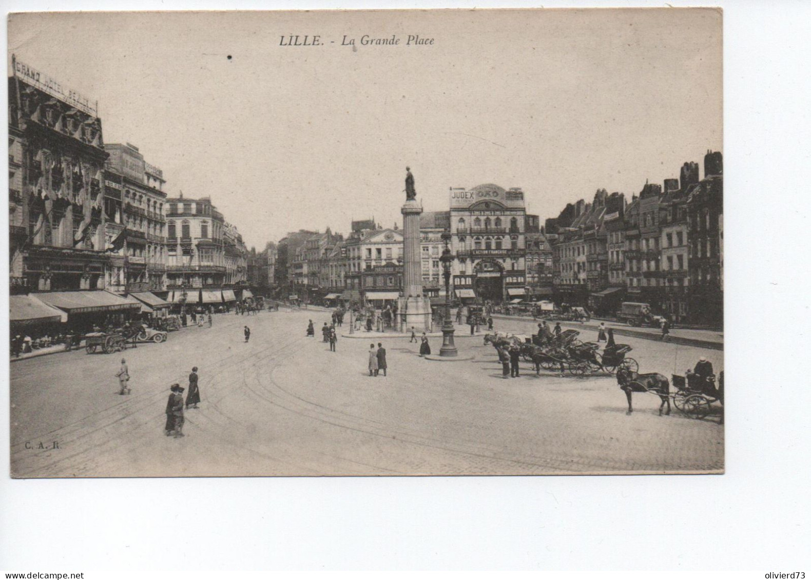 Cpa - 59 - Lille - La Grande Place -  A VOIR - Lille