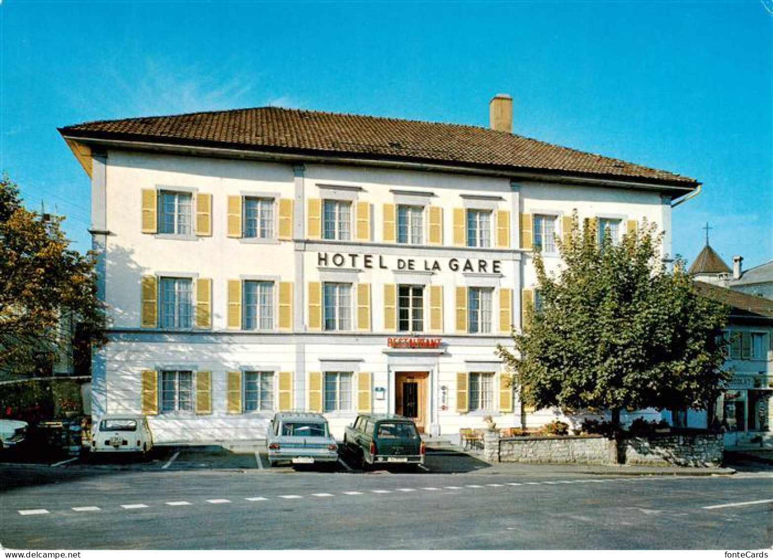 13880817 Saignelegier JU Hotel De La Gare   - Sonstige & Ohne Zuordnung