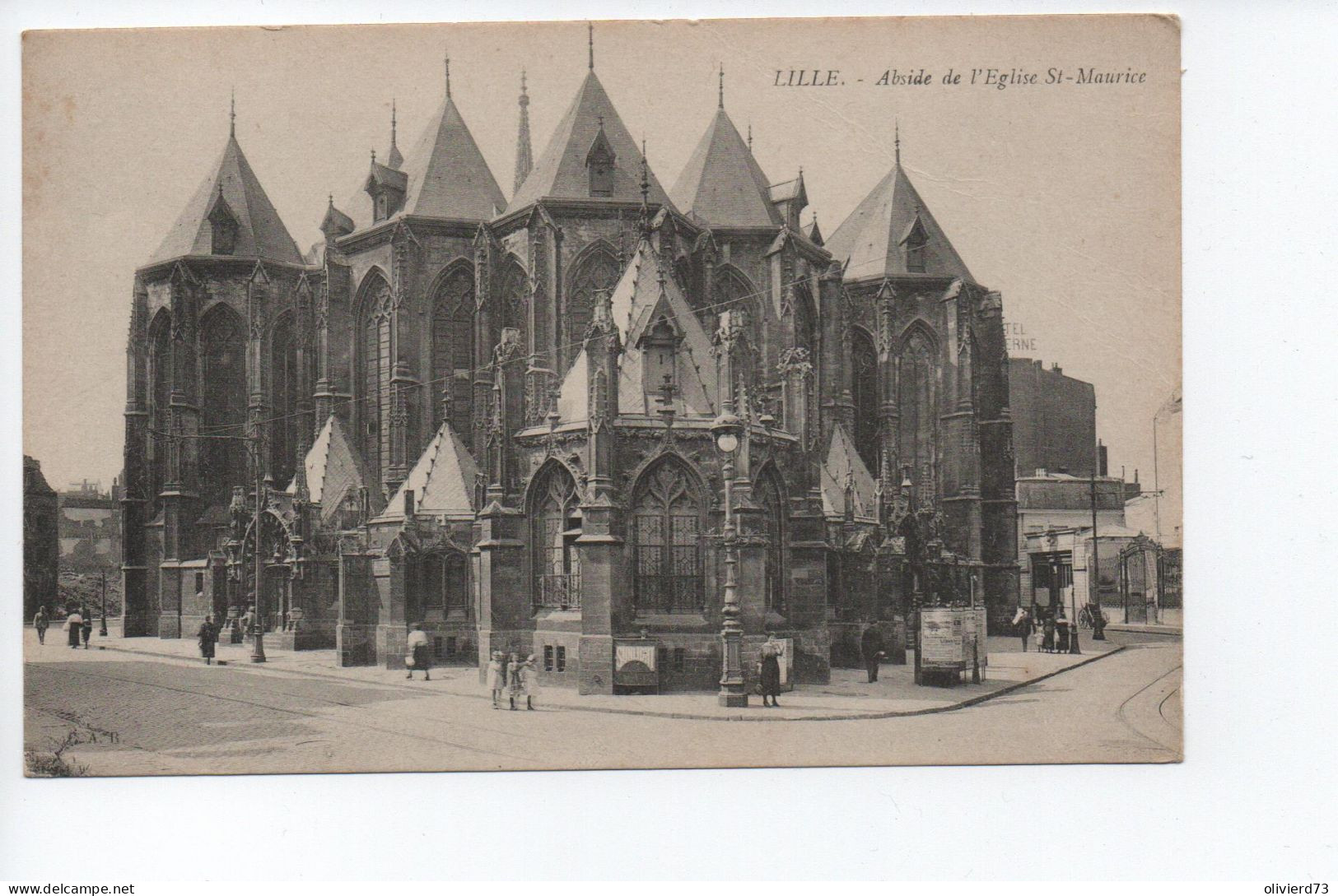 Cpa - 59 - Lille - Abside De L'église St Maurice -  A VOIR - Lille