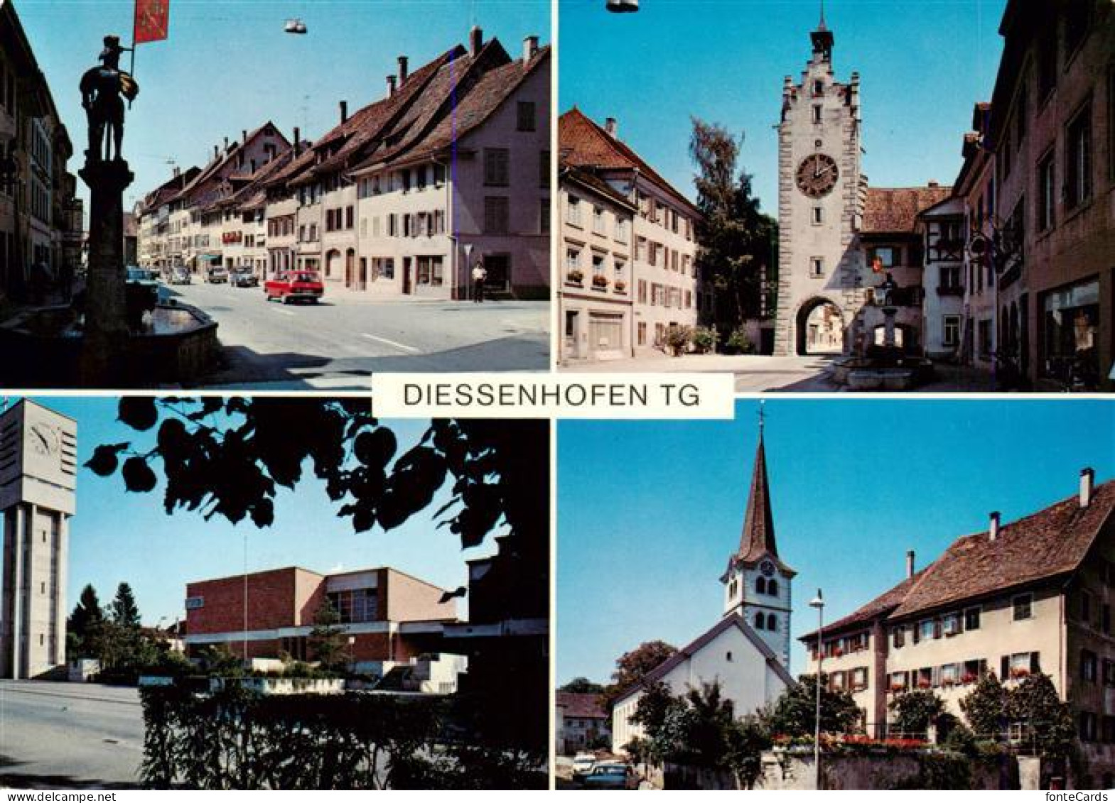 13876109 Diessenhofen TG Ortspartien Stadttor Kirche  - Autres & Non Classés