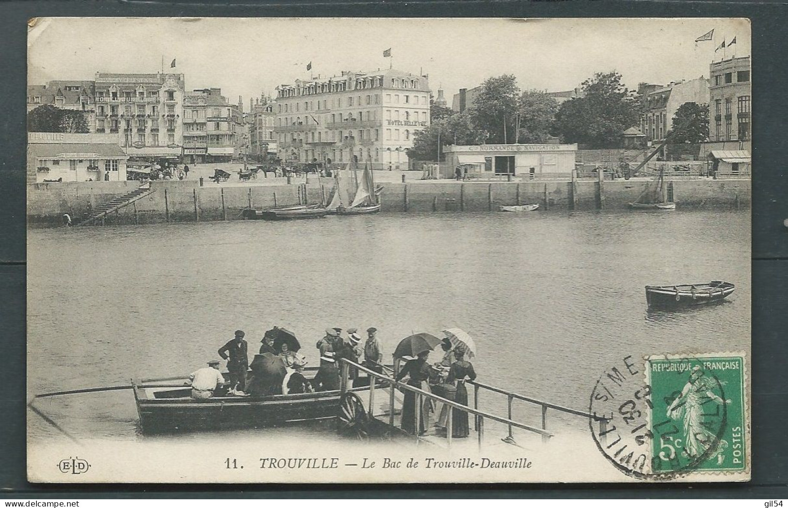 TROUVILLE . Le Bac De  Trouville- Deauville  - Mab 5988 - Trouville