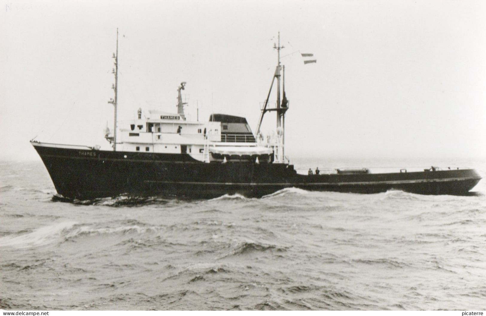 L. Smit & Co's Internationale Sleepdienst Rotterdam -Tugboat - M.T. THAMES -  3250hp  Salvage, Tug, Towing , -S 45 - Tugboats