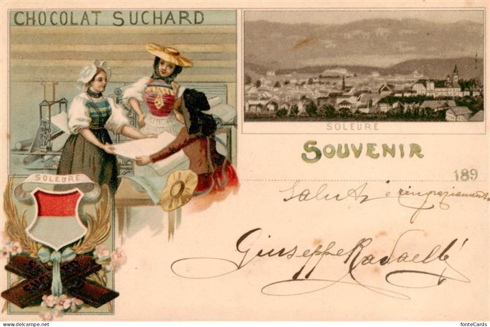 13874637 Soleure Solothurn SO Chocolat Suchard Panorama  - Andere & Zonder Classificatie