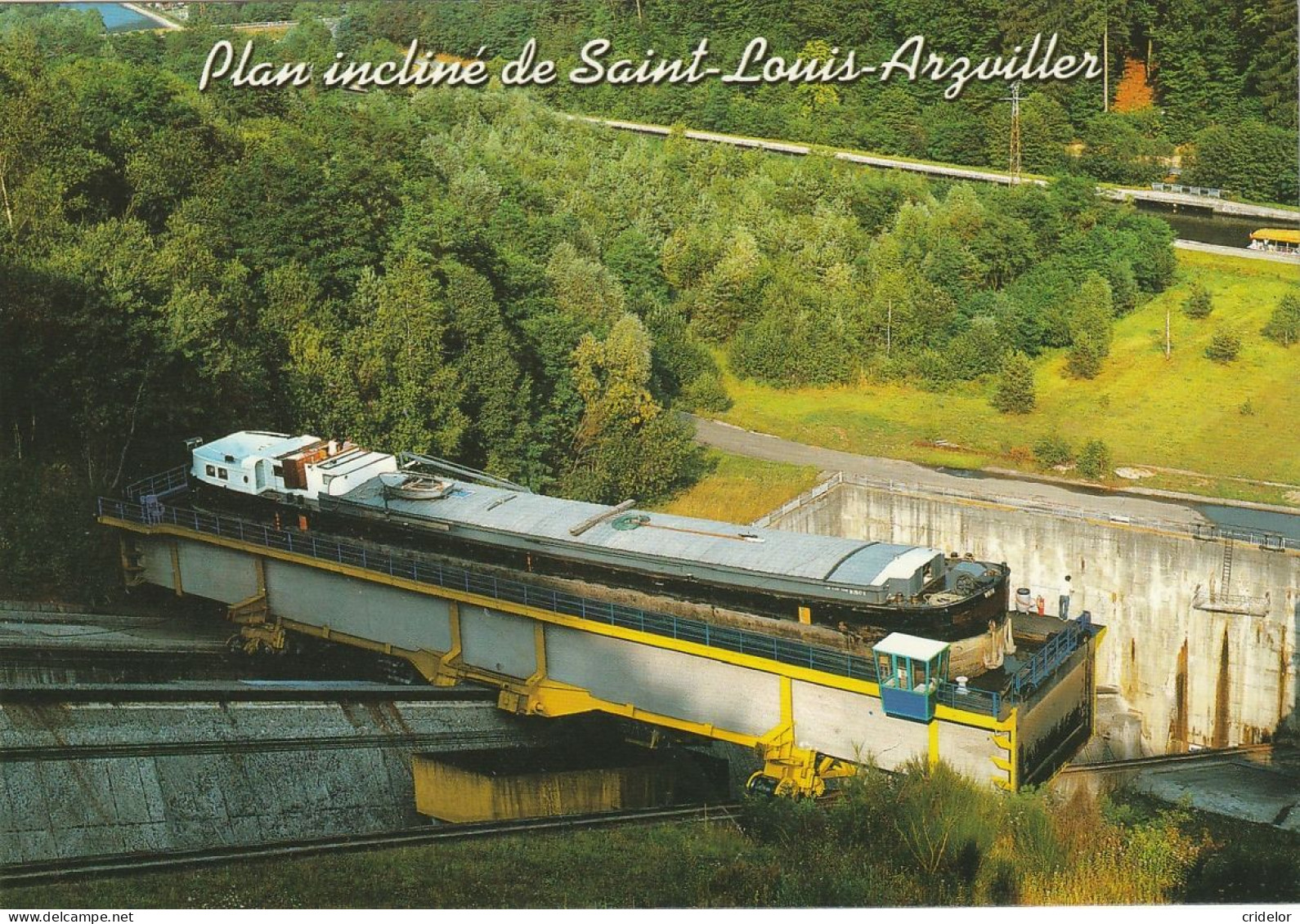 57 -SAINT-LOUIS - ARZVILLER - PENICHE DANS PLAN INCLINE - ECLUSE - CANAL MARNE AU RHIN - Andere & Zonder Classificatie