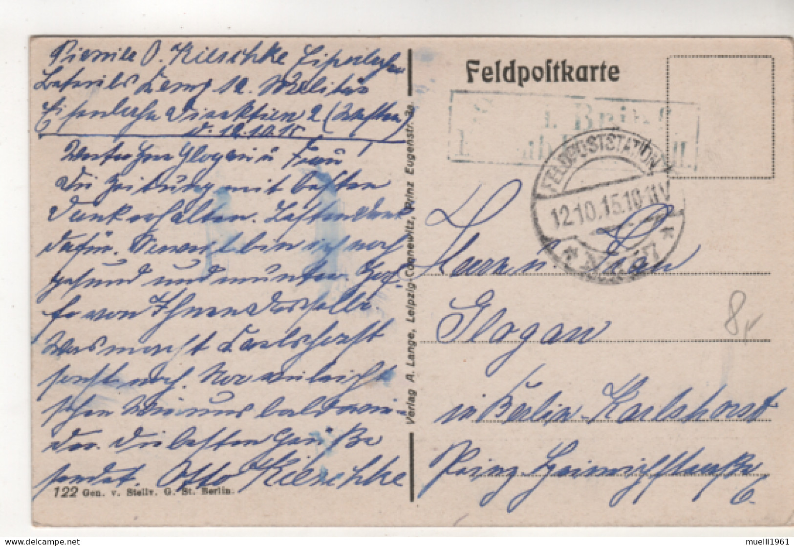 +1838, WK I, Feldpost, Frankreich > [51] Marne, Berru - Other & Unclassified