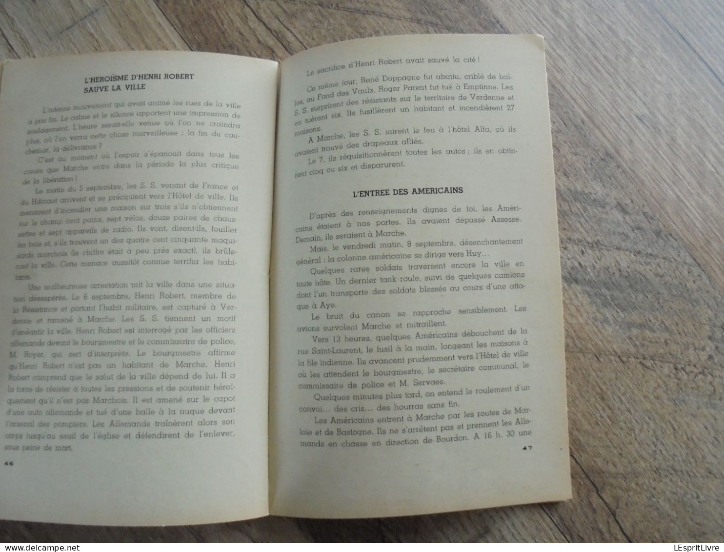 MARCHE EN FAMENNE Aux Jours Périlleux de 1940 1945 Régionalisme Guerre 40 45 Marloie Occupation Allemande Von Rundstedt