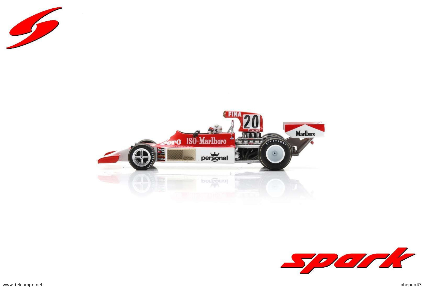 Iso FW - 4th Italian GP FI 1974 #20 - Arturo Merzario - Spark - Spark