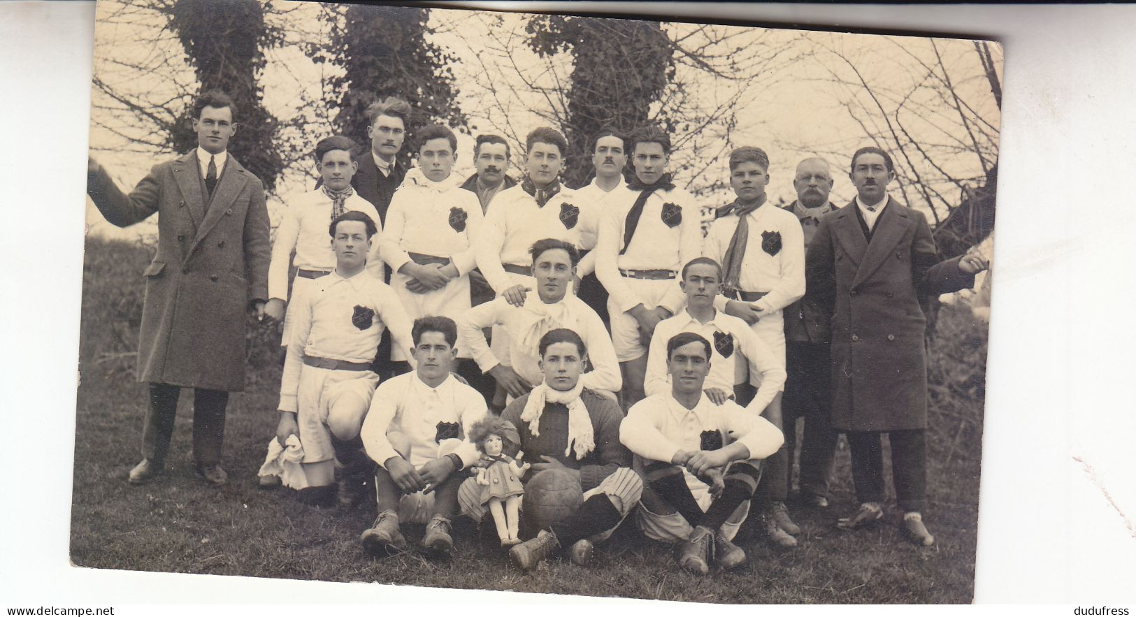 MAUZE CARTE PHOTO  EQUIPE FOOTBALL CLICHE MALPÖT   SURGERES - Mauze Sur Le Mignon