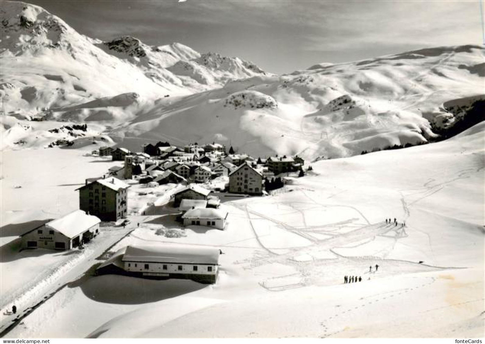 13871577 Bivio Am Julierpass Mit Piz Grevasalvas Und Cuolms Bivio - Autres & Non Classés