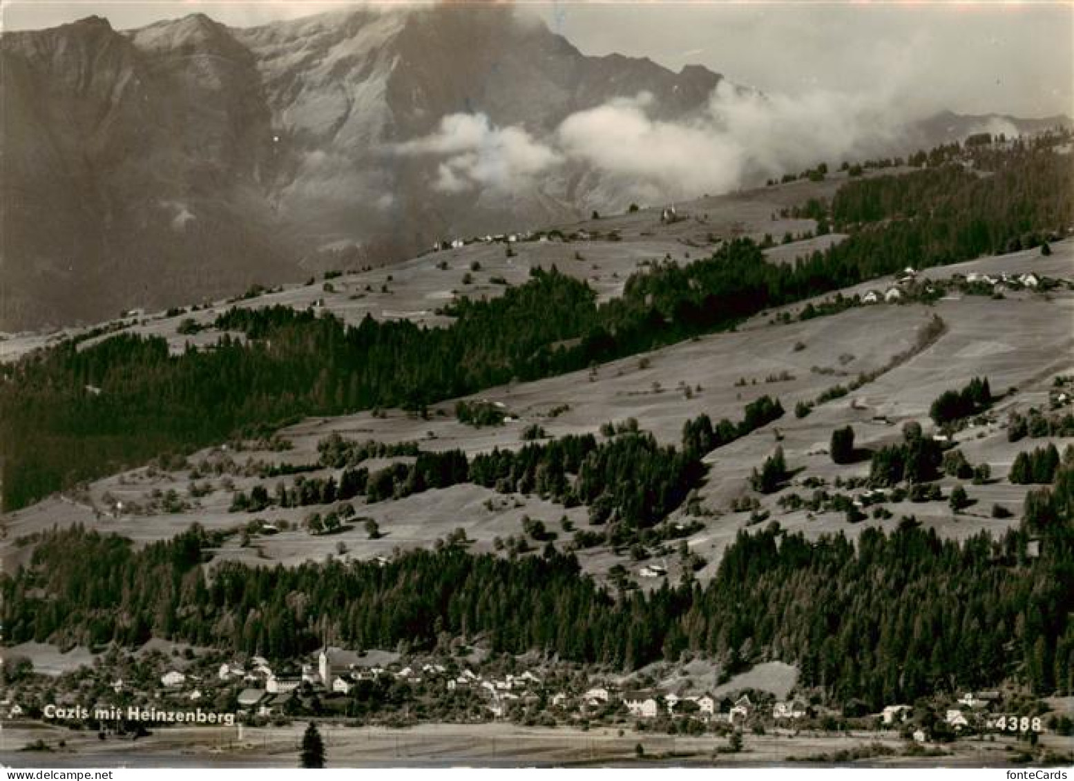 13870689 Cazis GR Panorama Mit Heinzenberg Alpen  - Autres & Non Classés