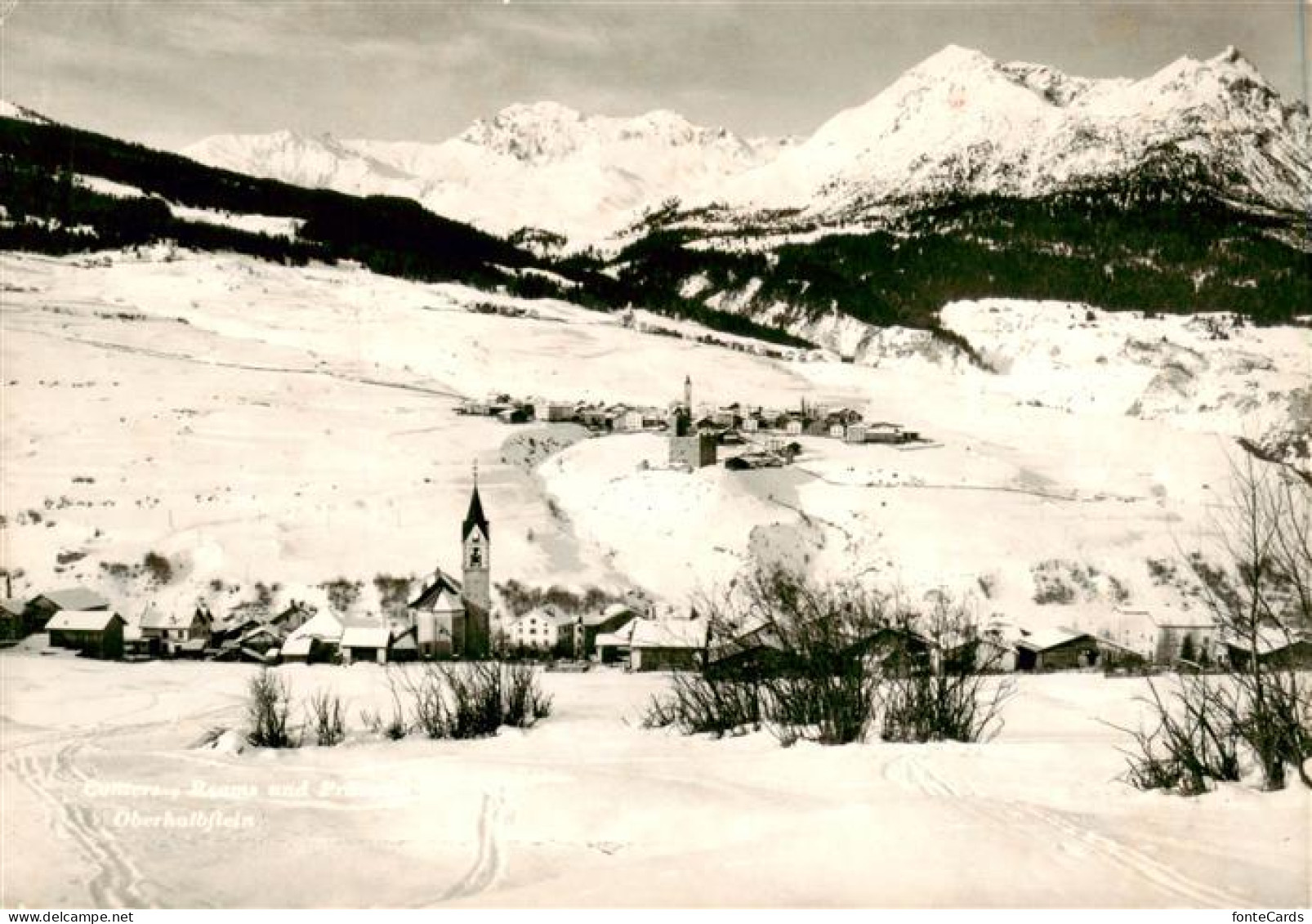 13870687 Conters Praettigau GR Winterpanorama Reams Und Praesanz Oberhalbstein  - Sonstige & Ohne Zuordnung