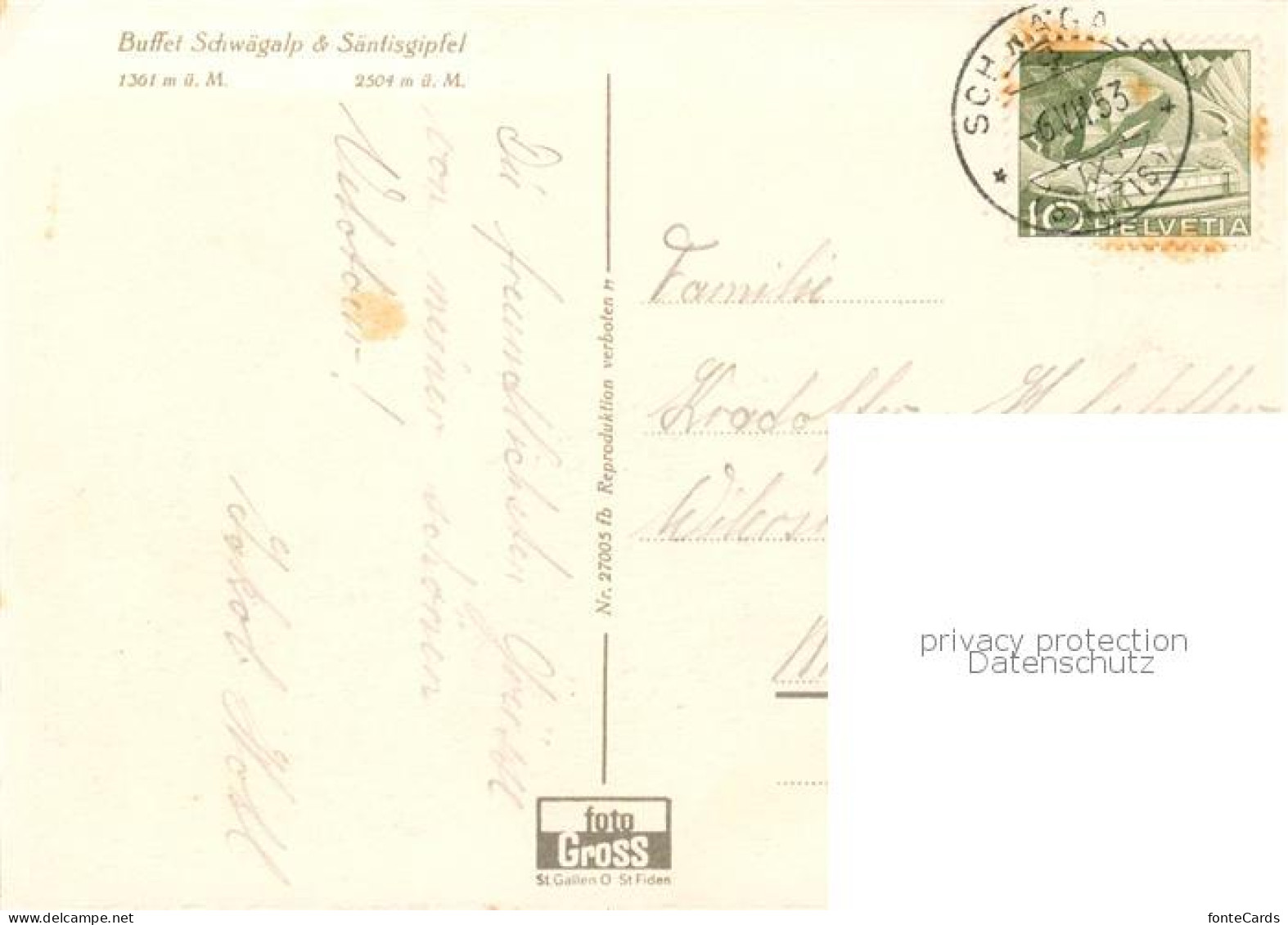 13868599 Schwaegalp AR Mit Schwebebahn Und Saentis Schwaegalp AR - Other & Unclassified