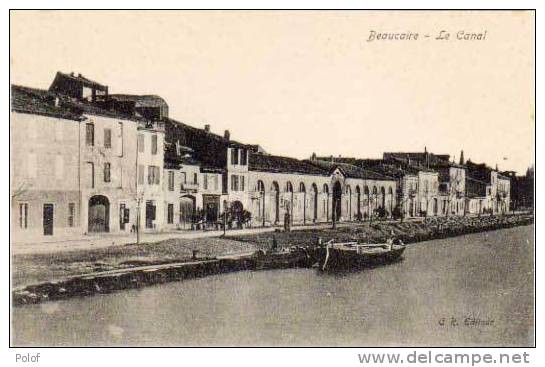 Beaucaire - Le Canal - Peniche   (A96) - Beaucaire