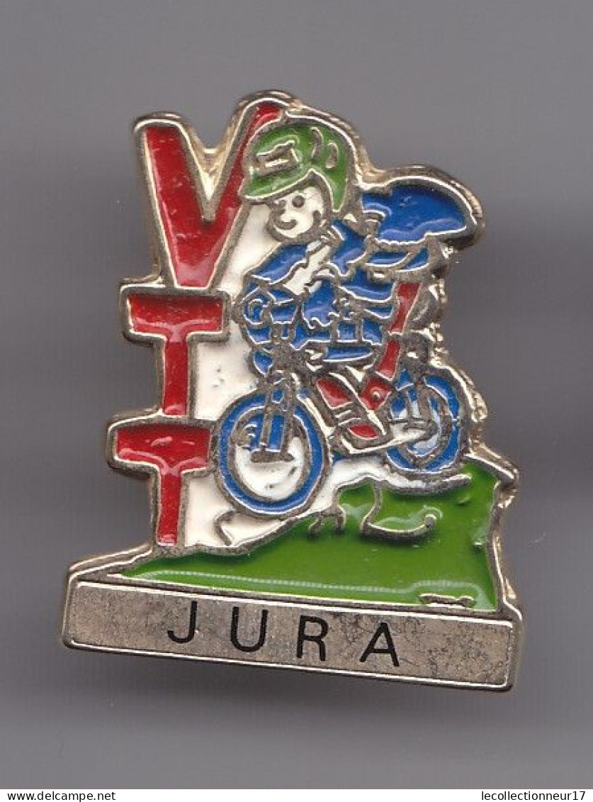 Pin's VTT Jura Vélo Réf 4135 - Wielrennen