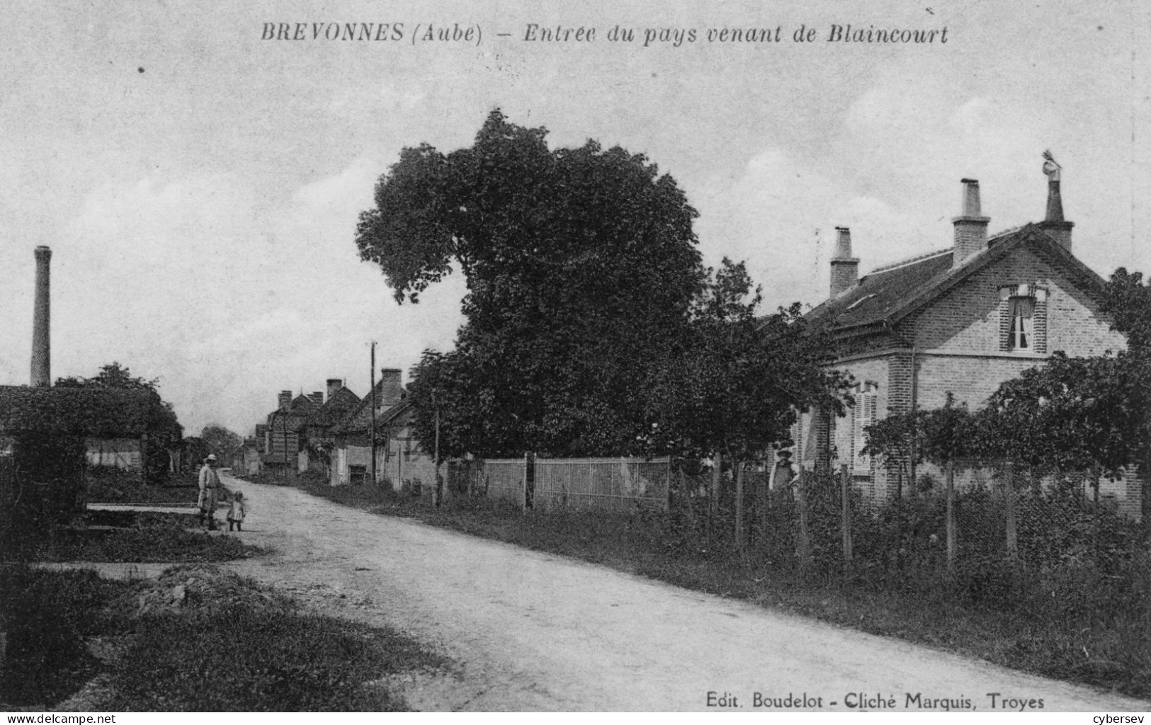 BREVONNES - Entrée Du Pays Venant De Blaincourt - Animé - Autres & Non Classés