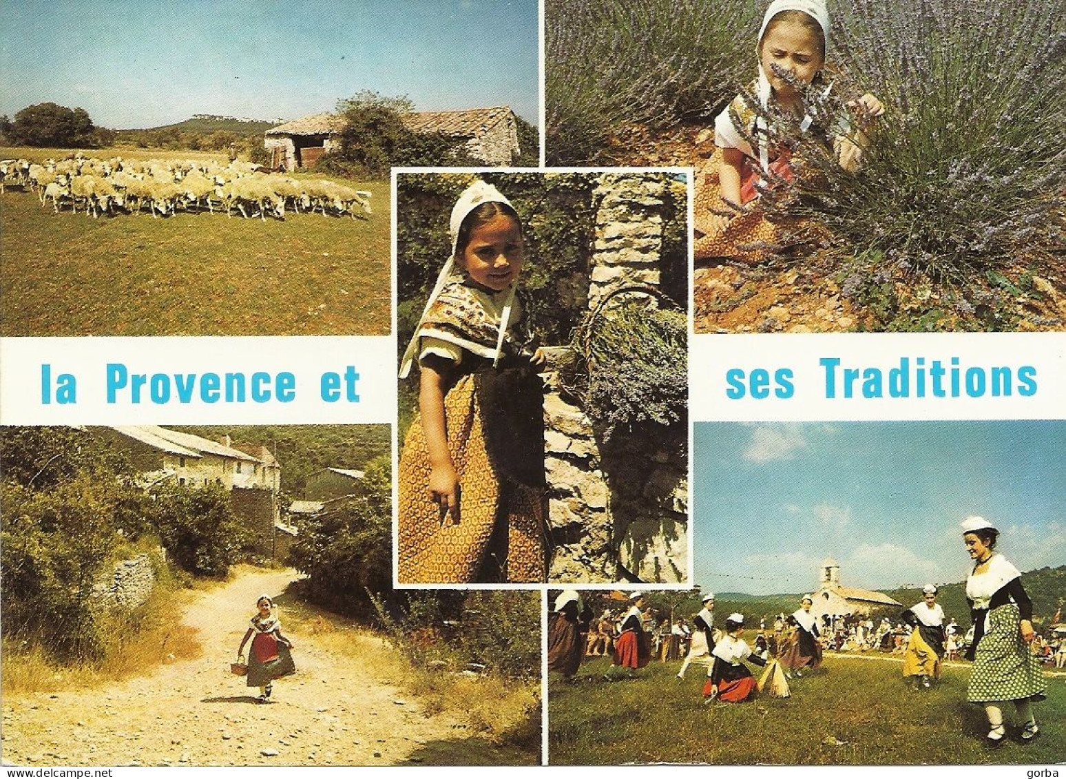 *CPM - La Provence Et Ses Traditions- Départ Du Troupeau, Jeunes Provençales, Danse Provençale - Trachten
