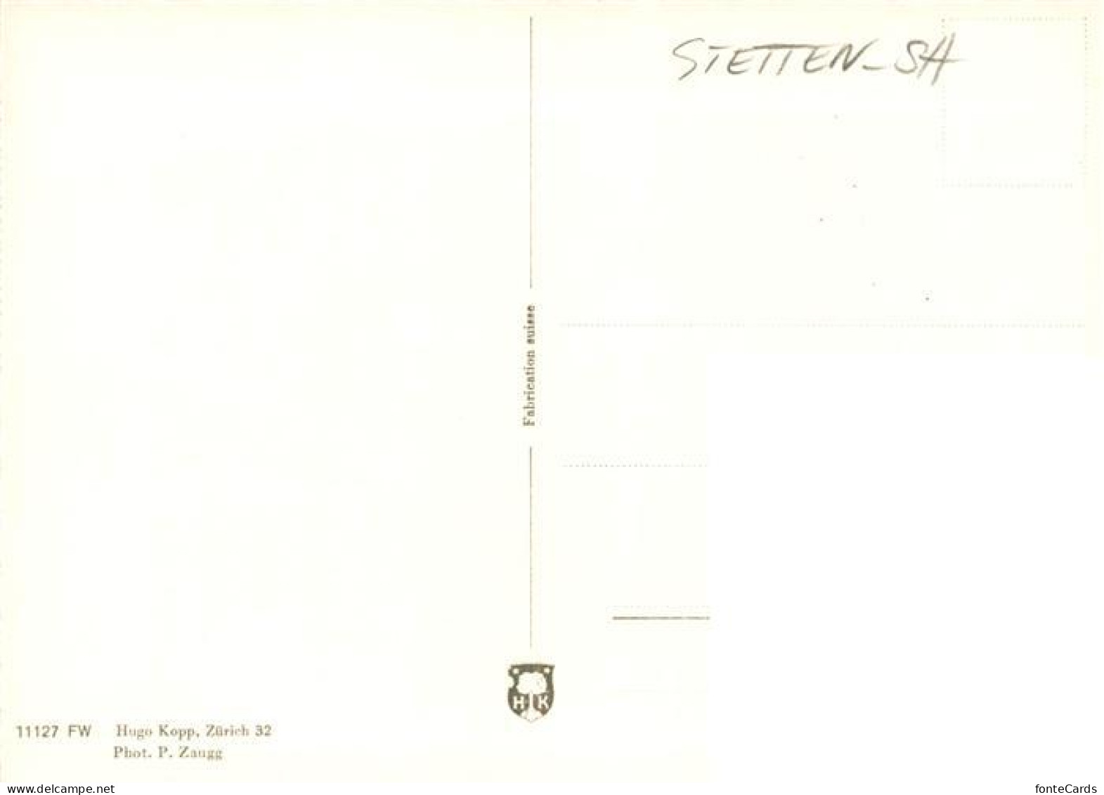 13864459 Stetten SH Panorama Mit Schloss Stetten SH - Andere & Zonder Classificatie