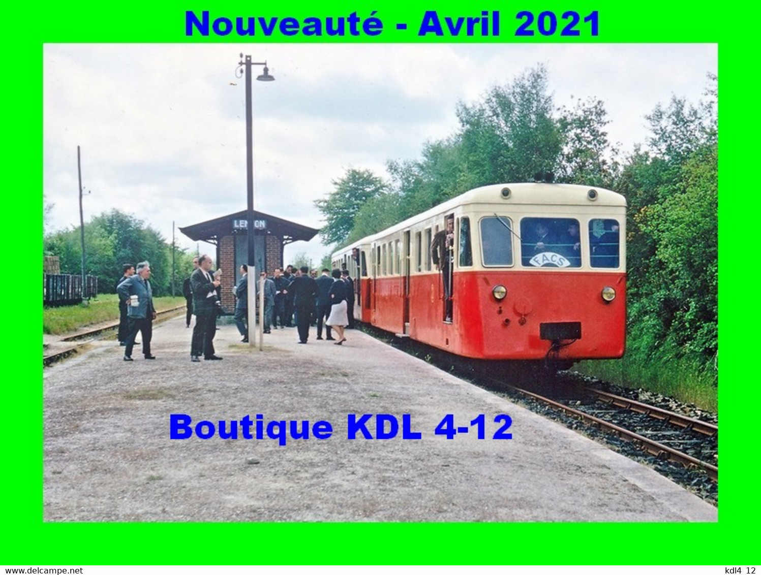 AL 709 - Autorail De Dion Bouton OC 2 En Gare De LENNON - Finistère - RB - Otros & Sin Clasificación