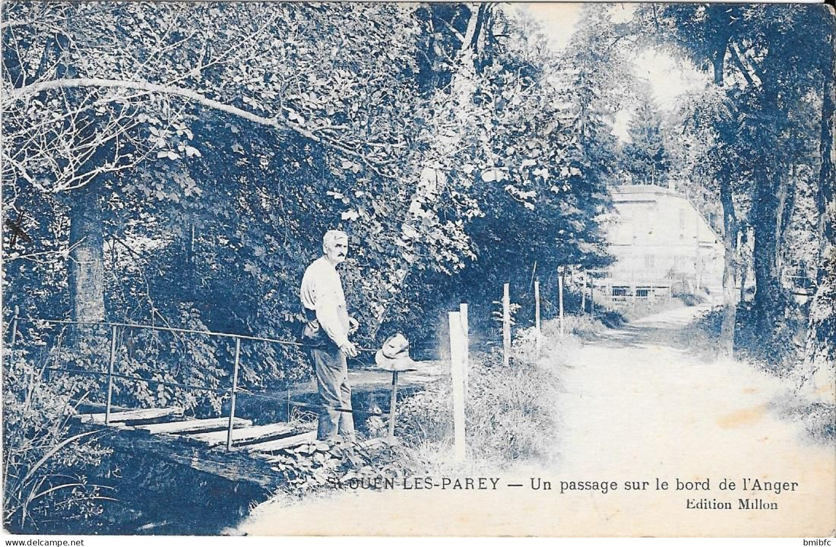 ST OUEN LES PAREY - Un Passage Sur Le Bord De L'Anger - Andere & Zonder Classificatie