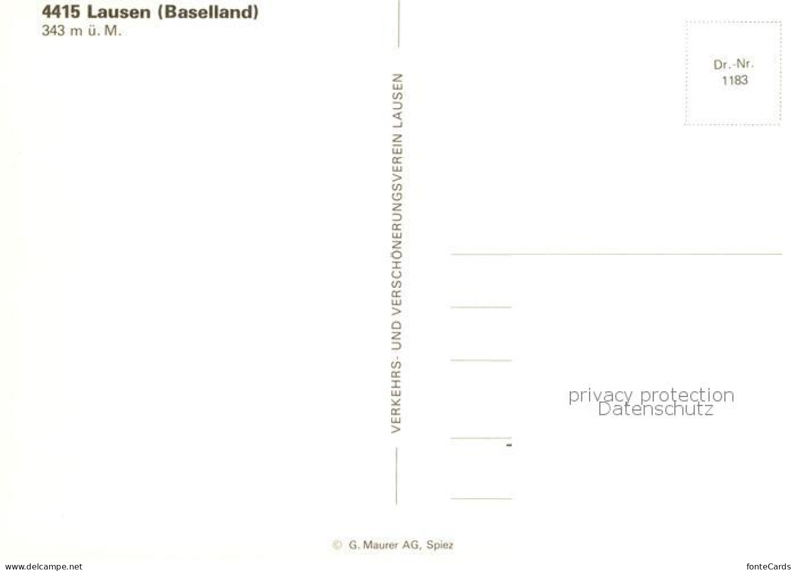 13864119 Lausen Langmatt  Dorfansicht Von Grammont Furlen Industrie Lausen - Andere & Zonder Classificatie