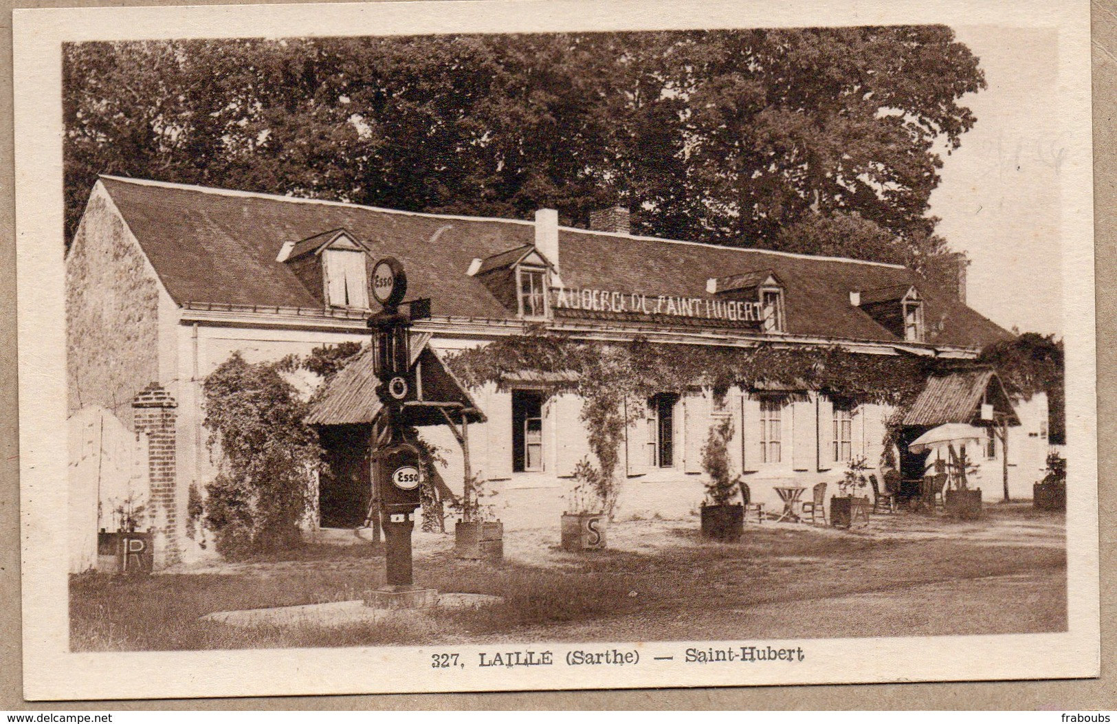 72 - LAILLE - SAINT HUBERT - RESTAURANT - POMPE ESSENCE ESSO - Autres & Non Classés