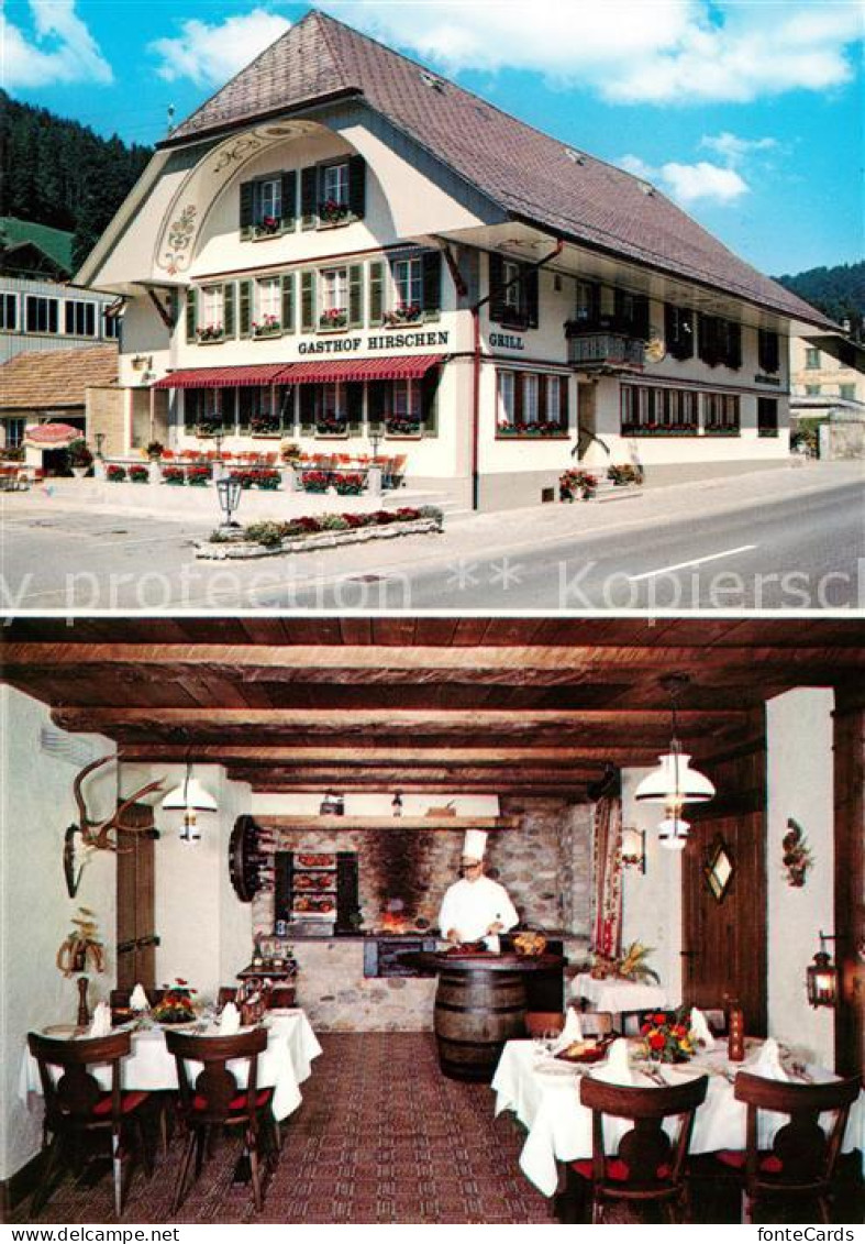 13863967 Trubschachen BE Gasthof Hirschen Die Neu Rotisserie  - Autres & Non Classés