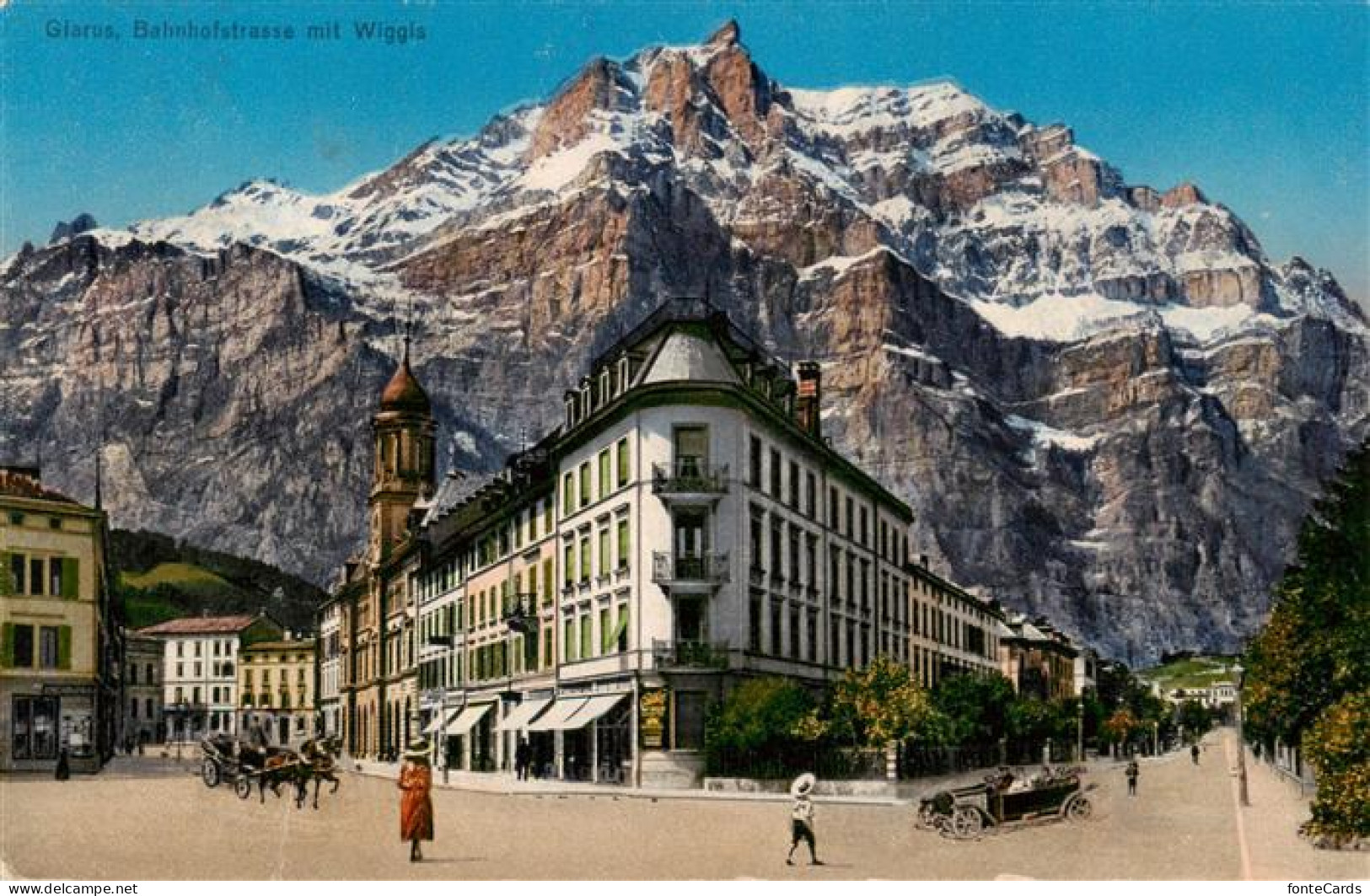 13863699 Glarus GL Bahnhofstrasse Mit Wiggis Glarus GL - Sonstige & Ohne Zuordnung