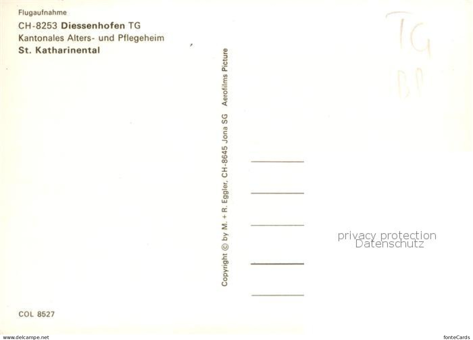 13863327 Diessenhofen TG Kantonales Alters- Und Pflegeheim St. Katharinental  - Other & Unclassified