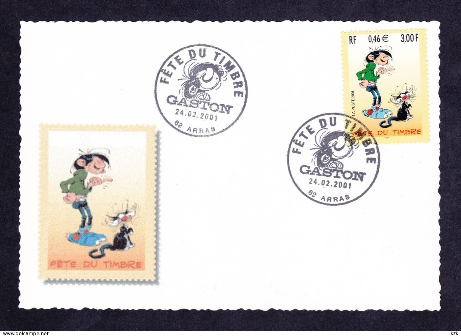 2 09	0106	-	Fête Du Timbre - Arras 24/02/2001 - Stamp's Day