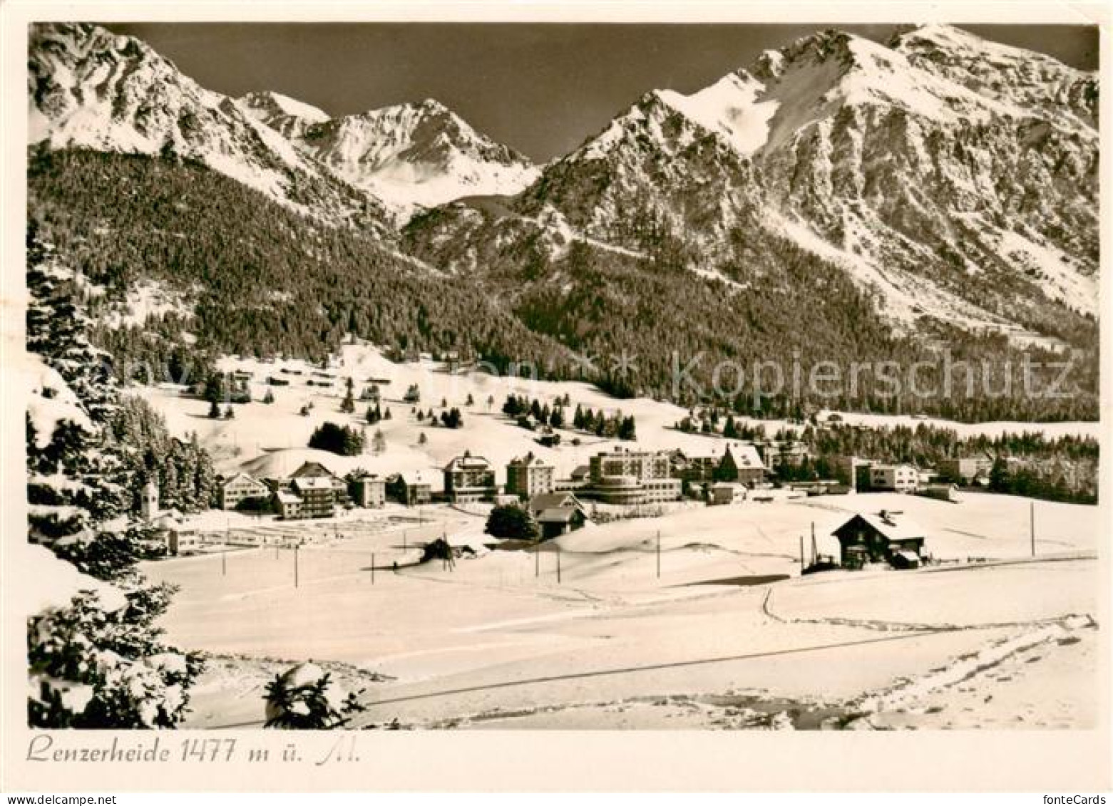 13860659 Lenzerheide GR Panorama Wintersportplatz Alpen Lenzerheide GR - Otros & Sin Clasificación