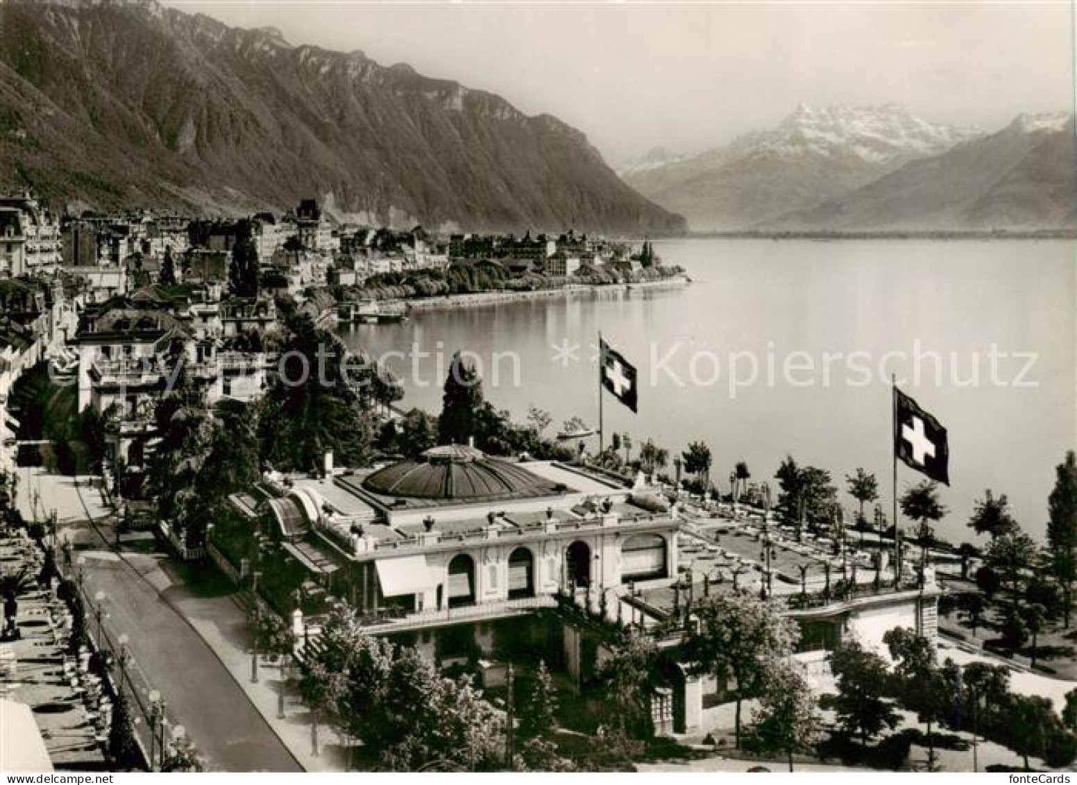 13858519 Montreux  VD Pavillon Des Sports Et Les Dents Du Midi  - Sonstige & Ohne Zuordnung