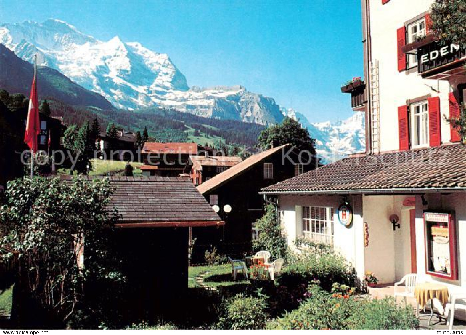 13858047 Wengen  BE Hotel Eden  - Autres & Non Classés