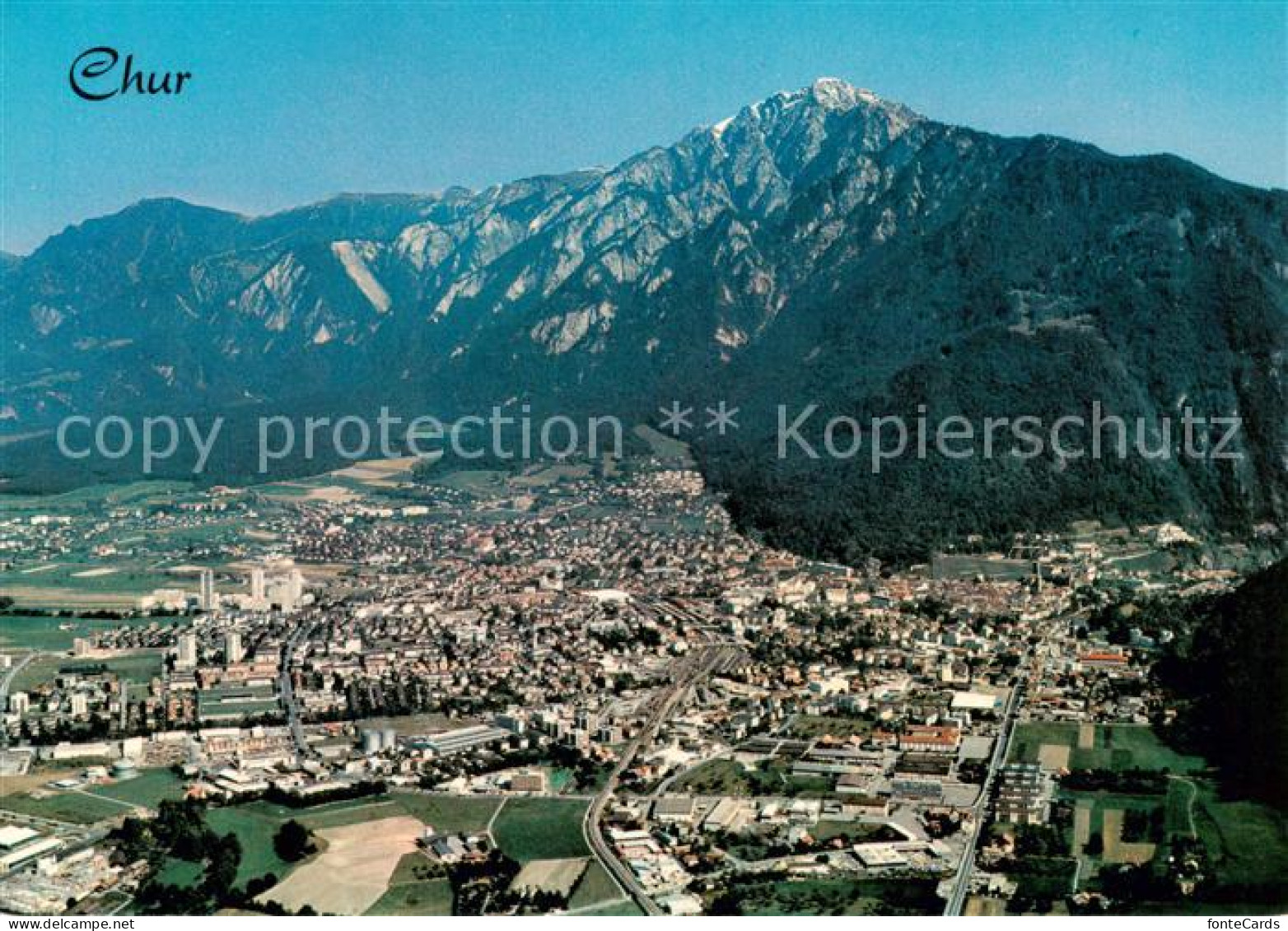 13857369 Chur GR Panorama Mit Montalin Alpen Chur GR - Sonstige & Ohne Zuordnung