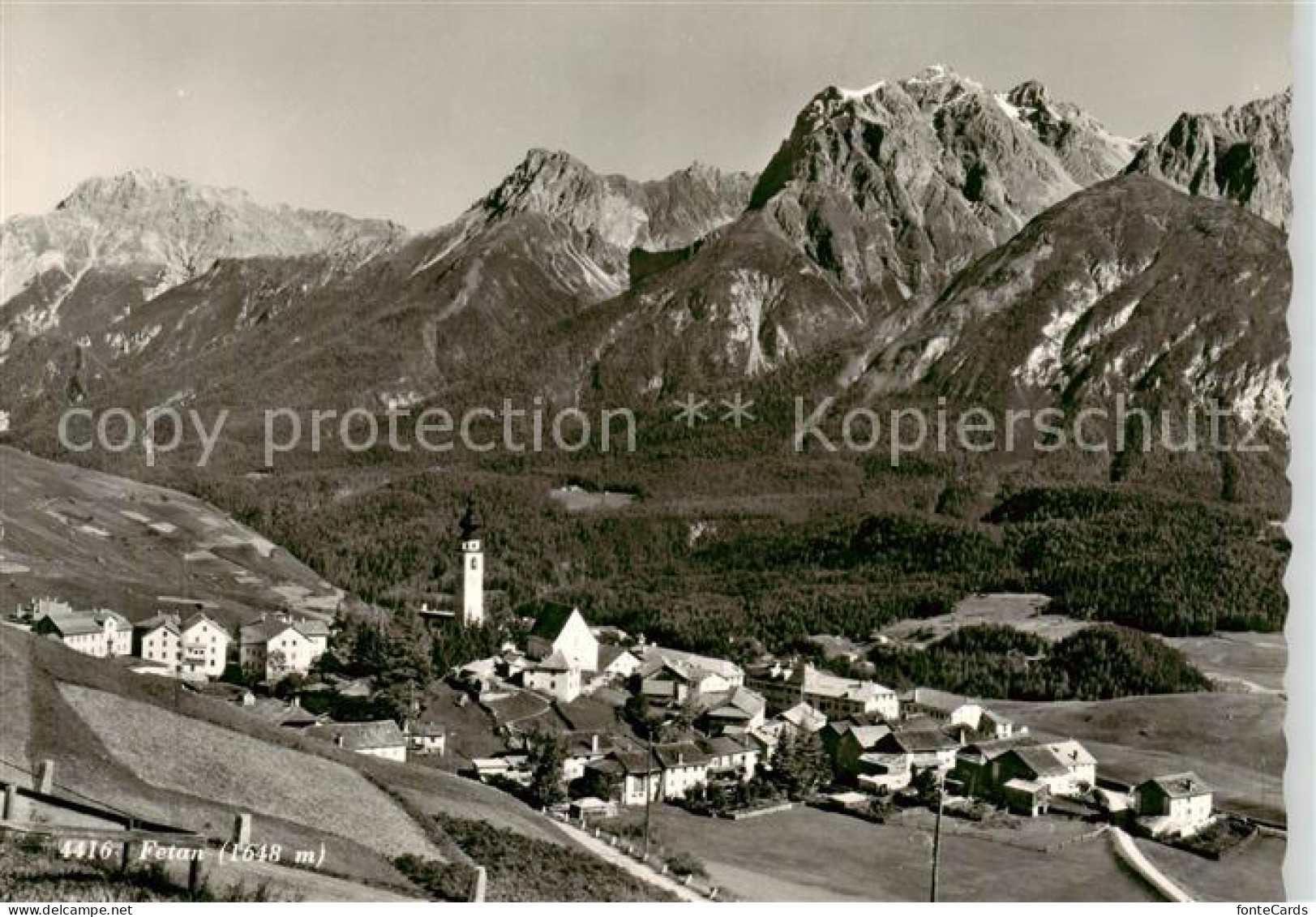 13857297 Fetan Gesamtansicht Mit Alpenpanorama Fetan - Sonstige & Ohne Zuordnung