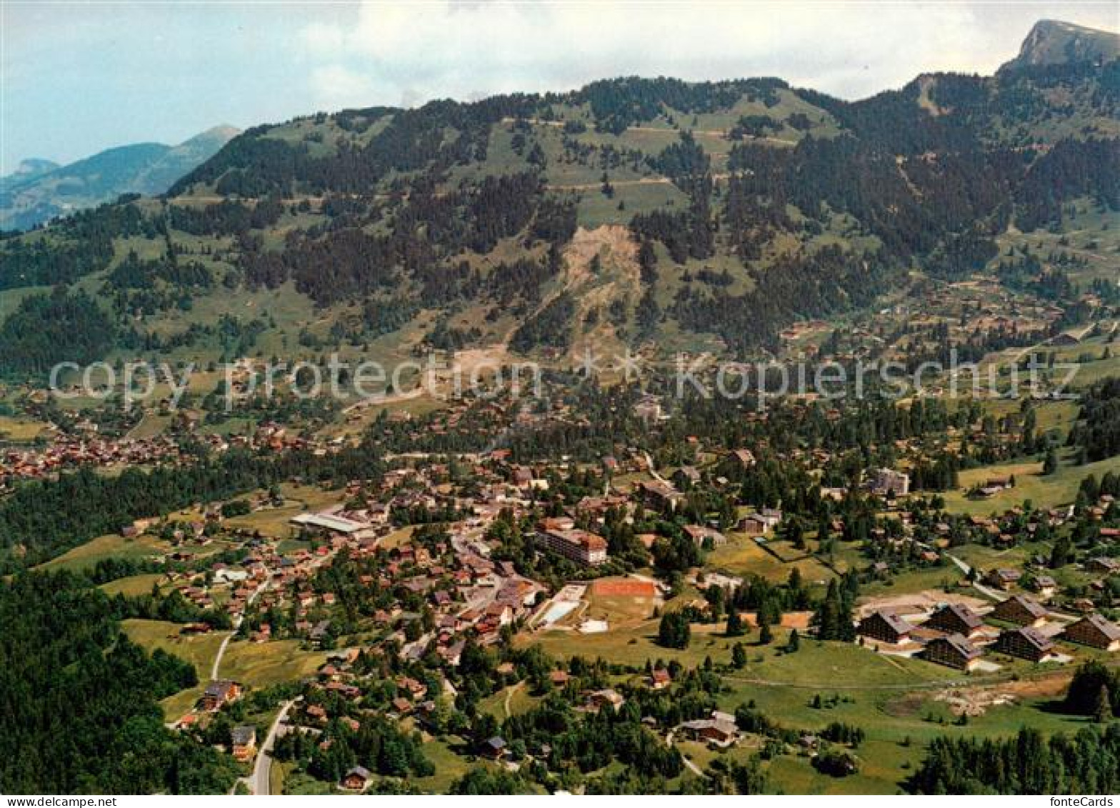 13857109 Villars  Chesieres VD Et Le Chamossaire Alpes Vaudoises Vue Aérienne  - Sonstige & Ohne Zuordnung