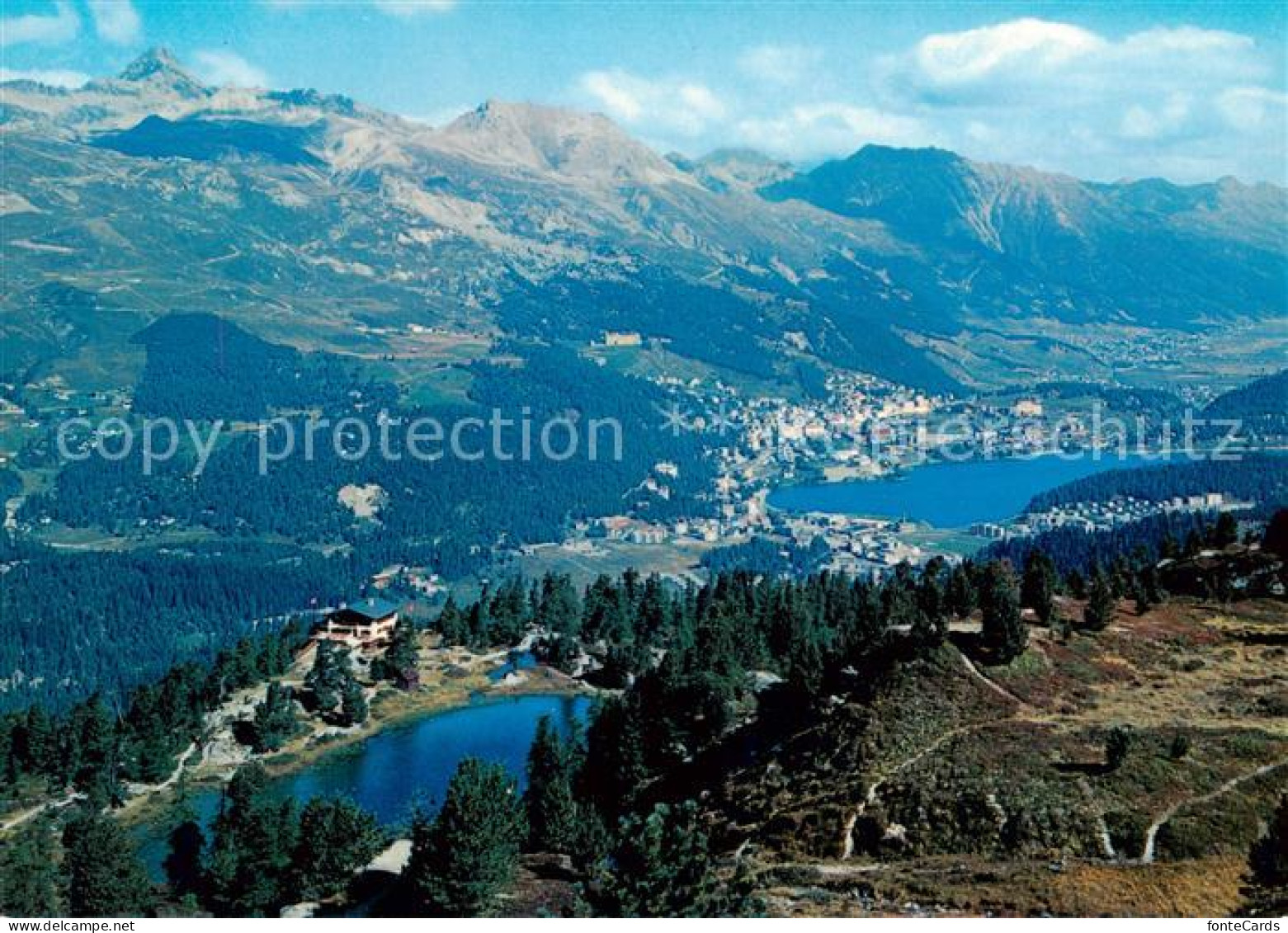 13857087 Hahnensee St Moritz GR Panorama  - Autres & Non Classés