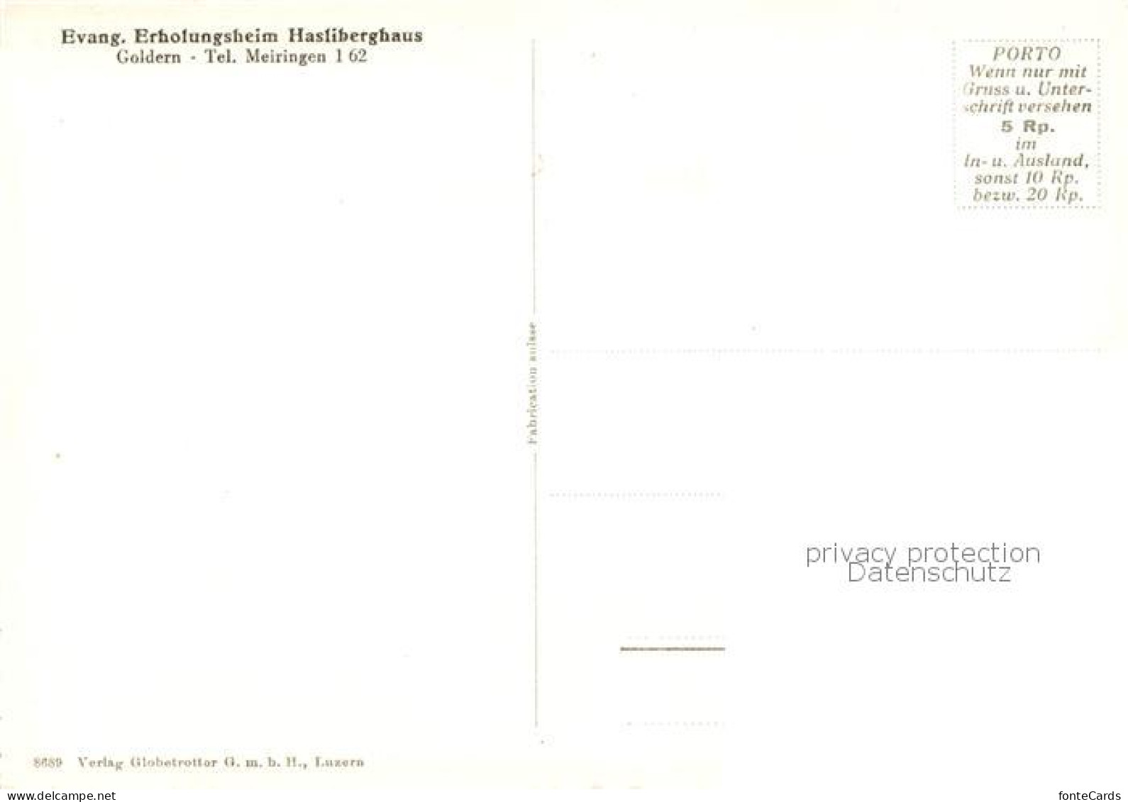 13854779 Goldern-Hasliberg Ev Erholungsheim Hasliberghaus Goldern-Hasliberg - Sonstige & Ohne Zuordnung