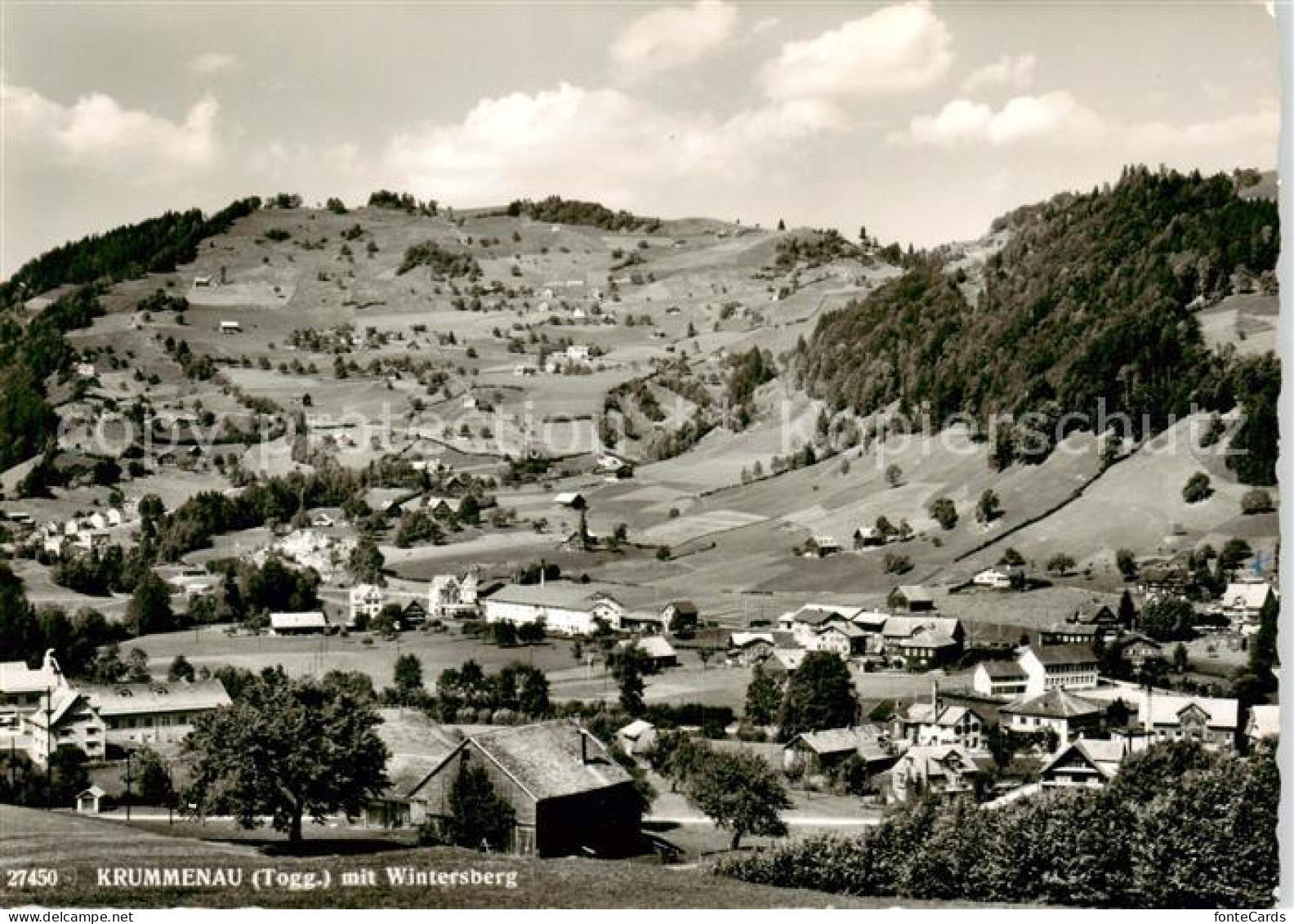 13854327 Krummenau  SG Panorama Mit Blick Zum Wintersberg  - Sonstige & Ohne Zuordnung