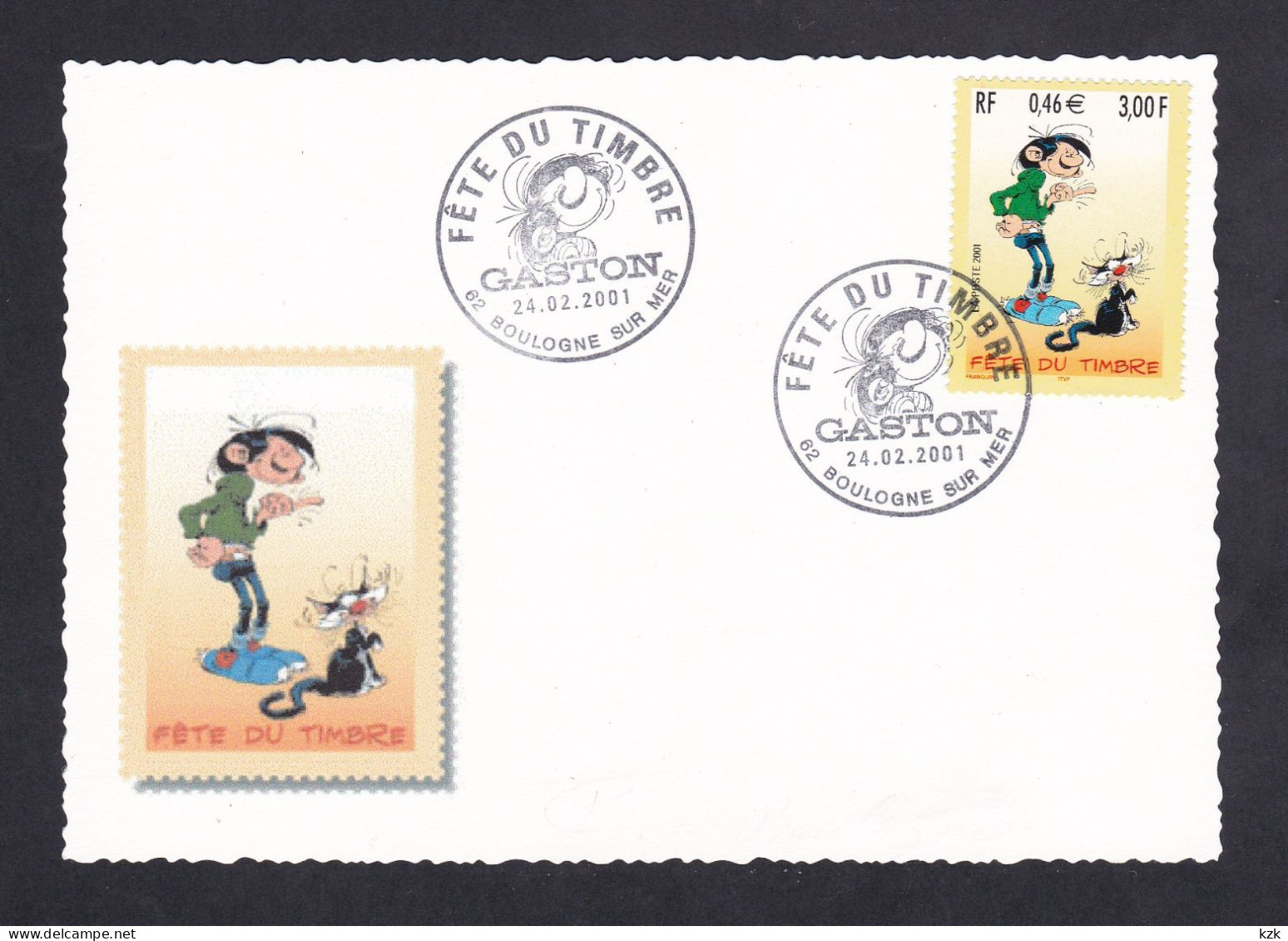 2 09	0109	-	Fête Du Timbre - Boulogne 24/02/2001 - Tag Der Briefmarke