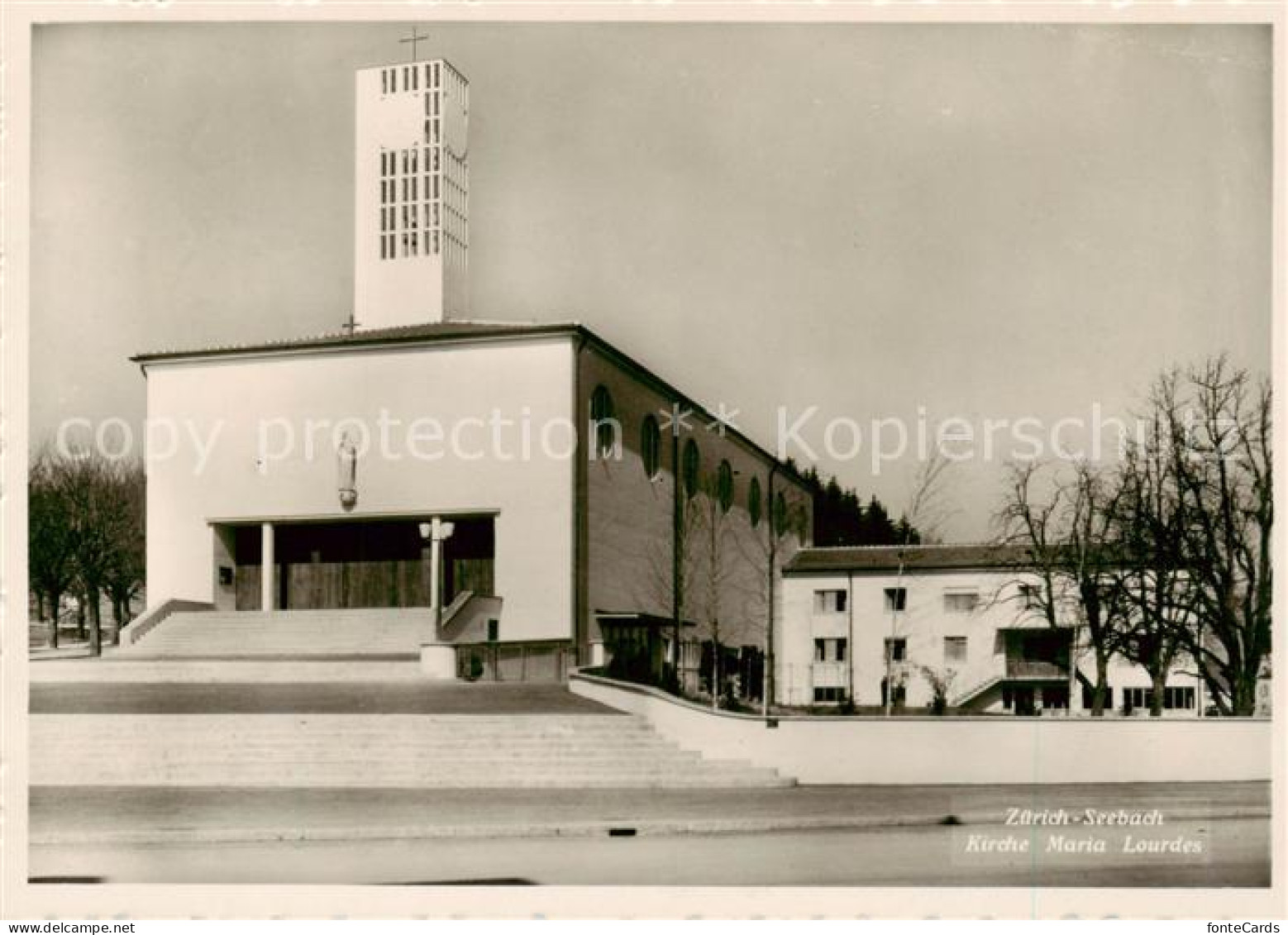 13853129 Seebach Zuerich Kirche Maria Lourdes Seebach Zuerich - Autres & Non Classés