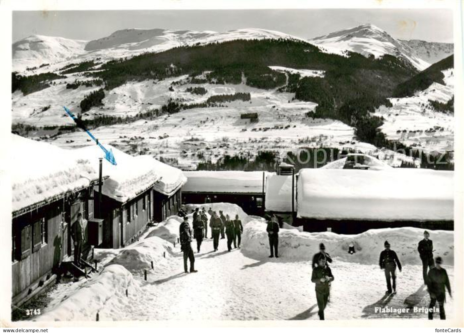 13851967 Brigels GR Flablager Feldpost  - Sonstige & Ohne Zuordnung