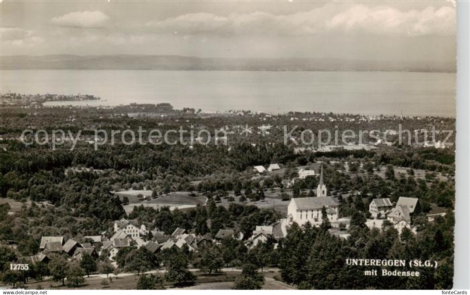 13851747 Untereggen Panorama Blick Ueber Den Bodensee Untereggen - Other & Unclassified